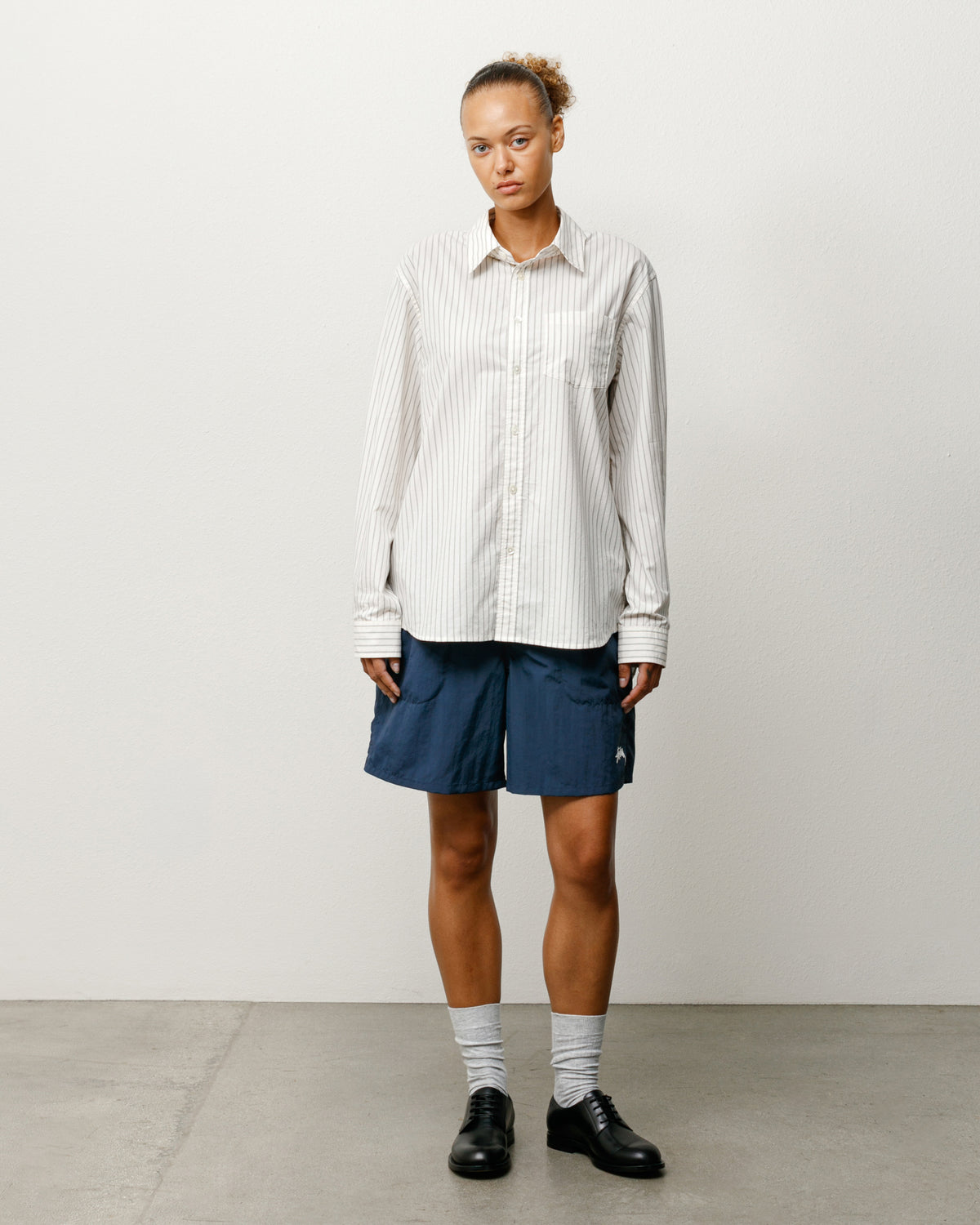 Standard Shirt – Natural Stripe | Tops & Shirts | Stüssy Japan