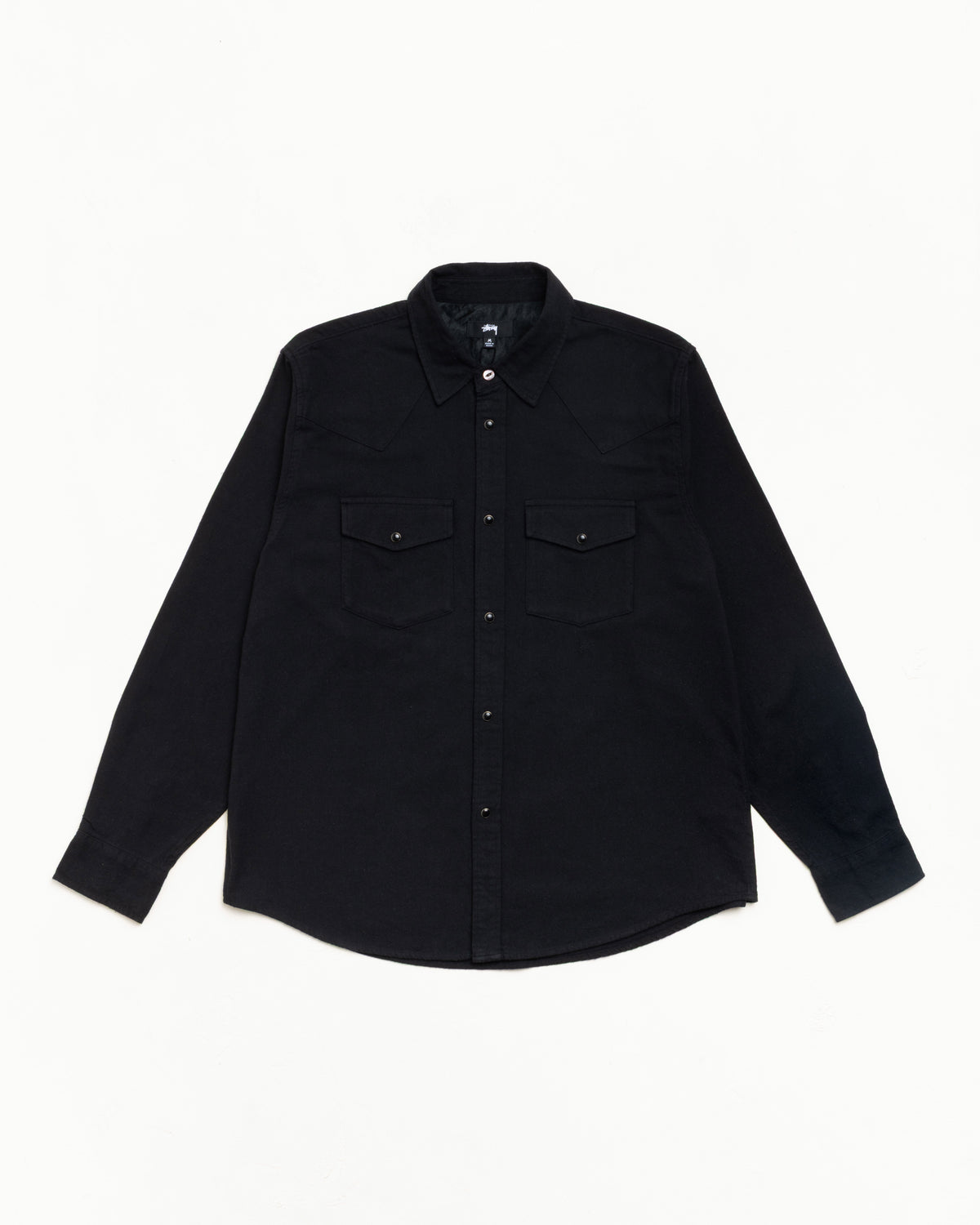 Cotton Silk Western Shirt – Black | Tops & Shirts | Stüssy Japan