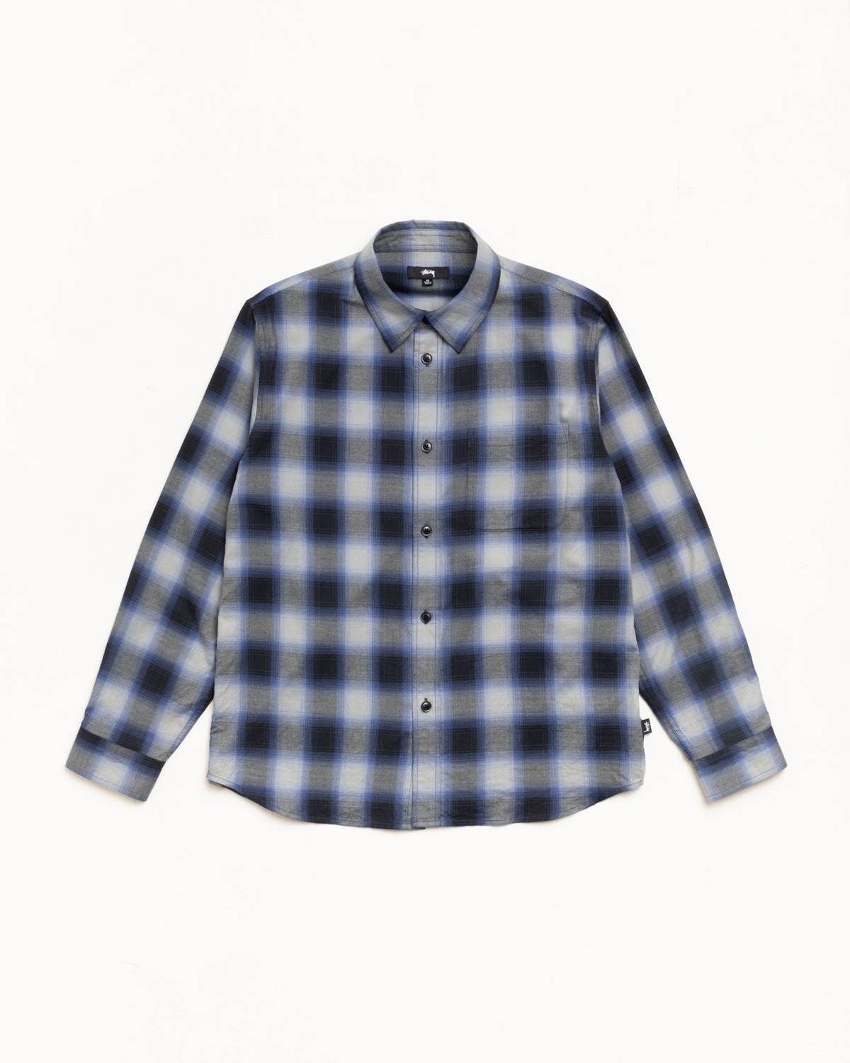 Beach Ombre Plaid Shirt – Black | Tops & Shirts | Stüssy Japan