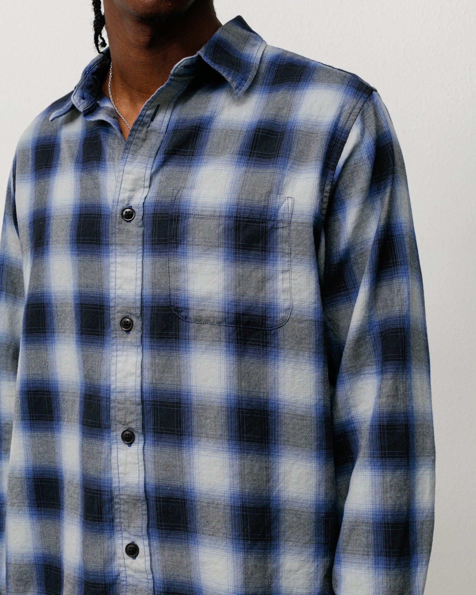 Beach Ombre Plaid Shirt – Black | Tops & Shirts | Stüssy Japan
