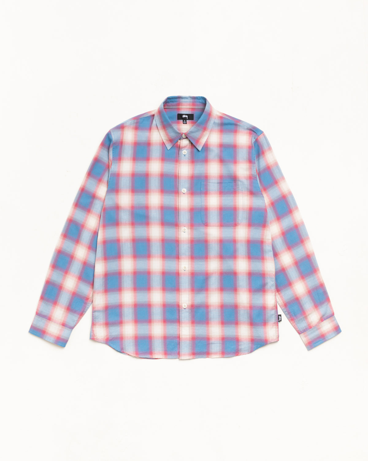 Beach Ombre Plaid Shirt – Blue | Tops & Shirts | Stüssy Japan