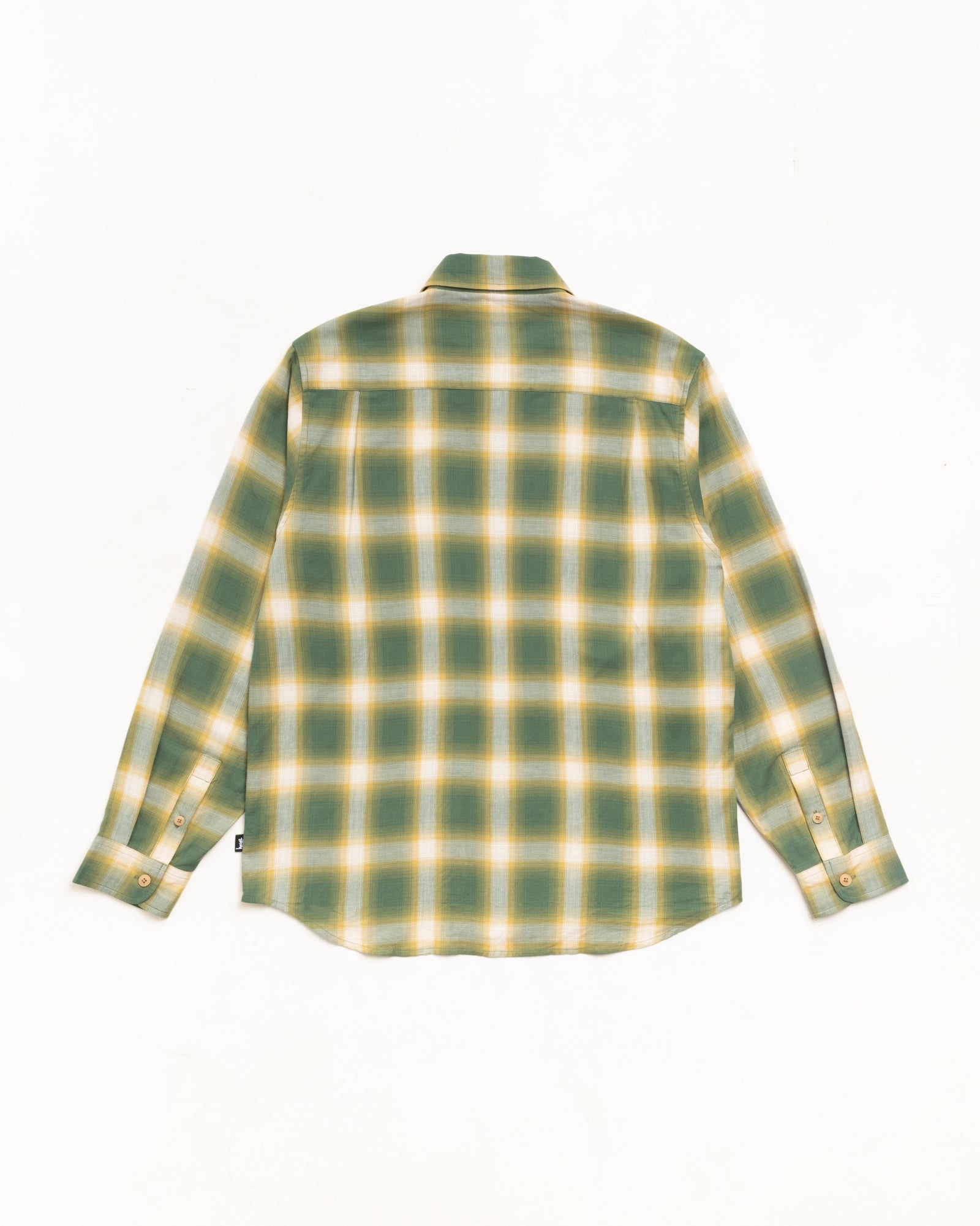 Beach Ombre Plaid Shirt – Green | Tops & Shirts | Stüssy Japan