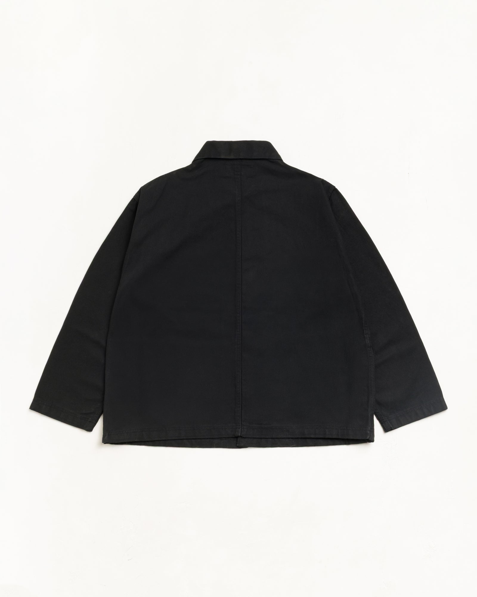 Canvas Work Overshirt - Black | Tops & Shirts | Stüssy Japan