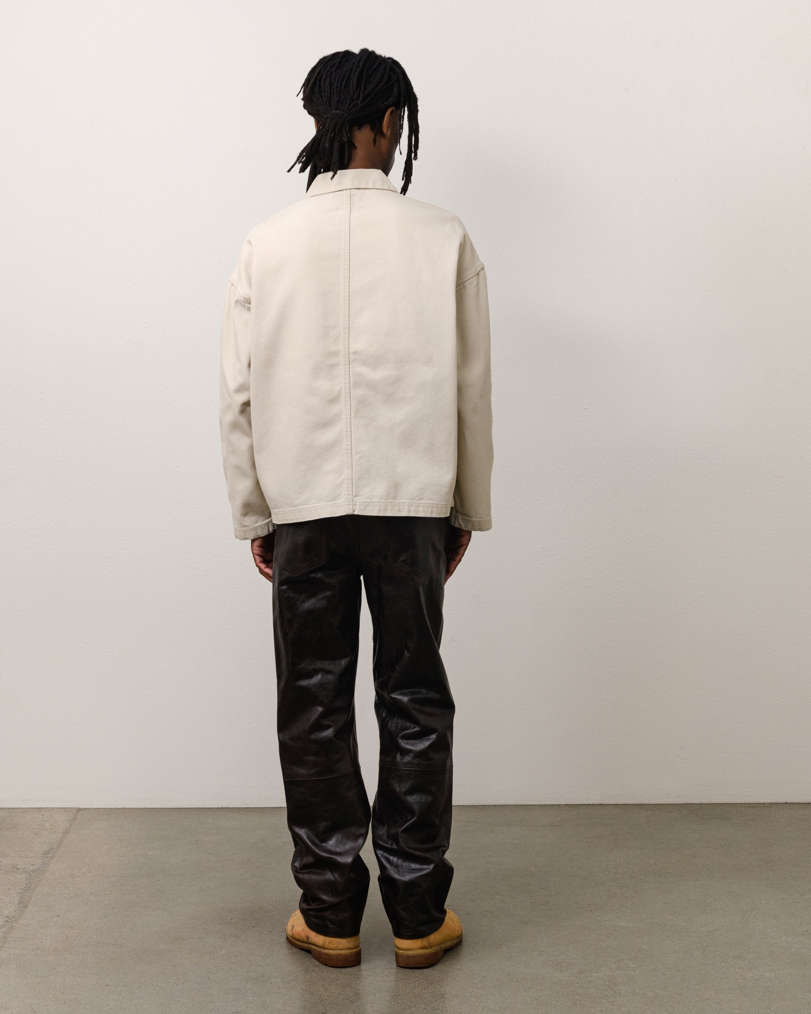 Canvas Work Overshirt - Bone | Tops & Shirts | Stüssy Japan