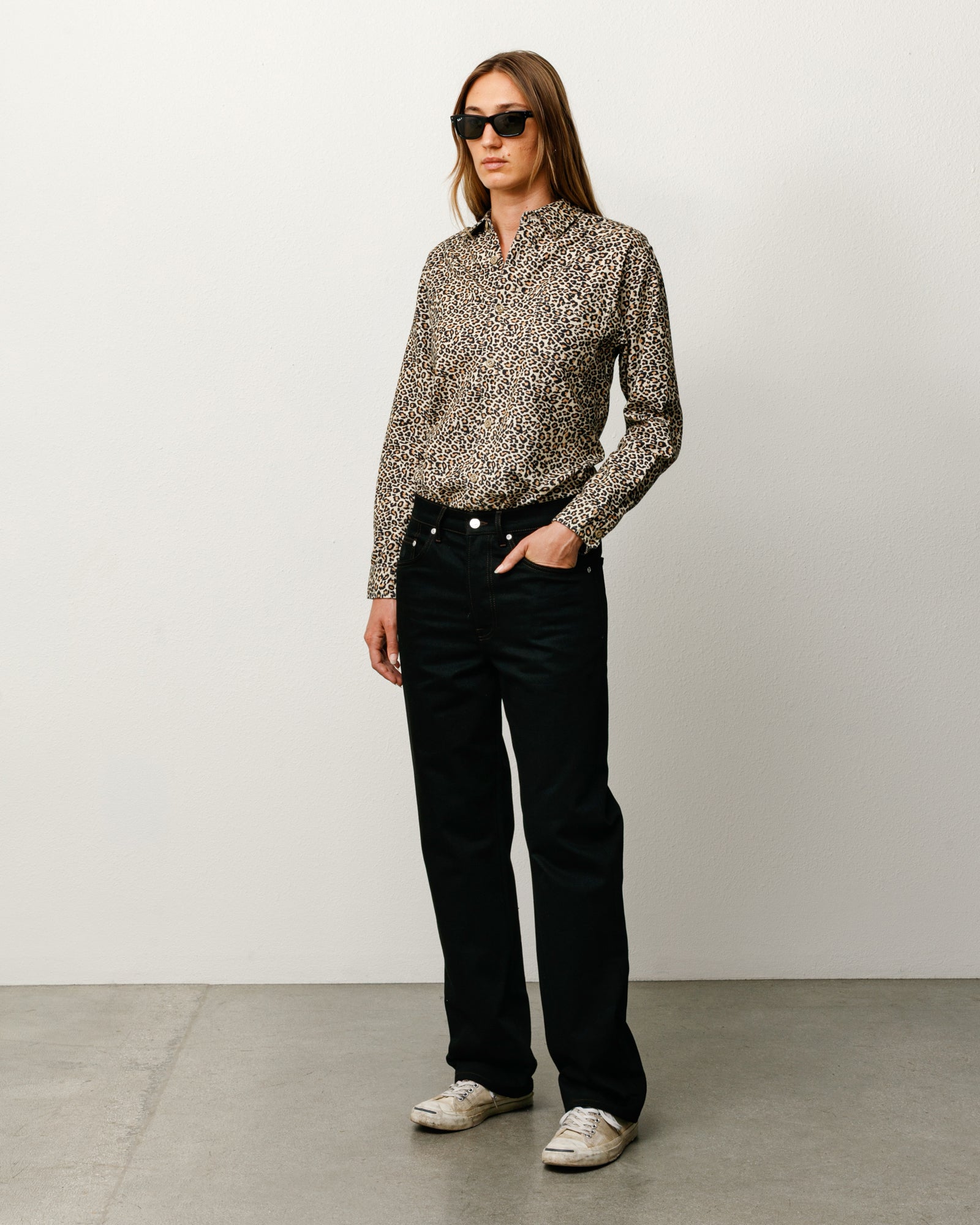 Animal Print Flannel Shirt - Leopard | Tops & Shirts | Stüssy Japan