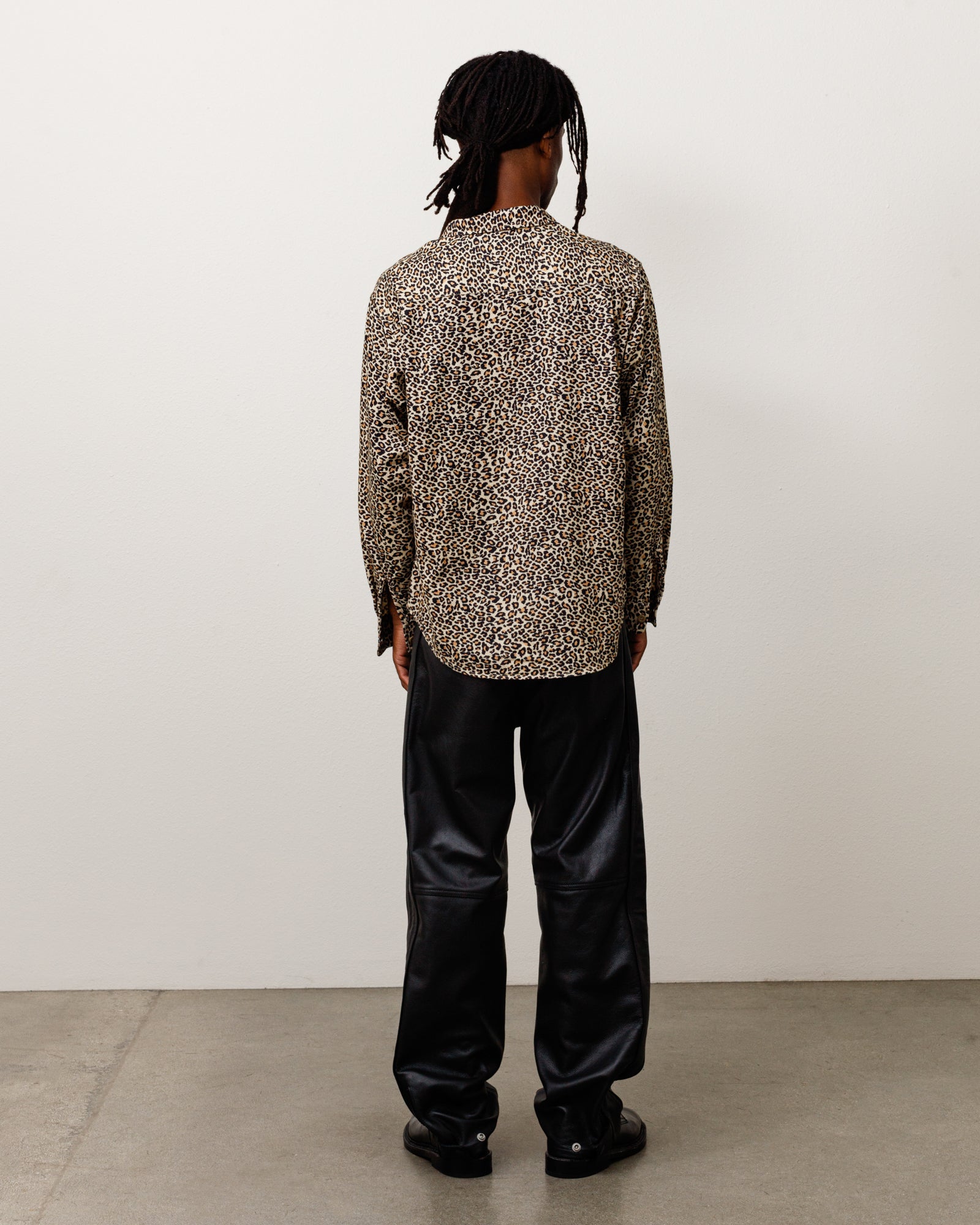Animal Print Flannel Shirt - Leopard | Tops & Shirts | Stüssy Japan