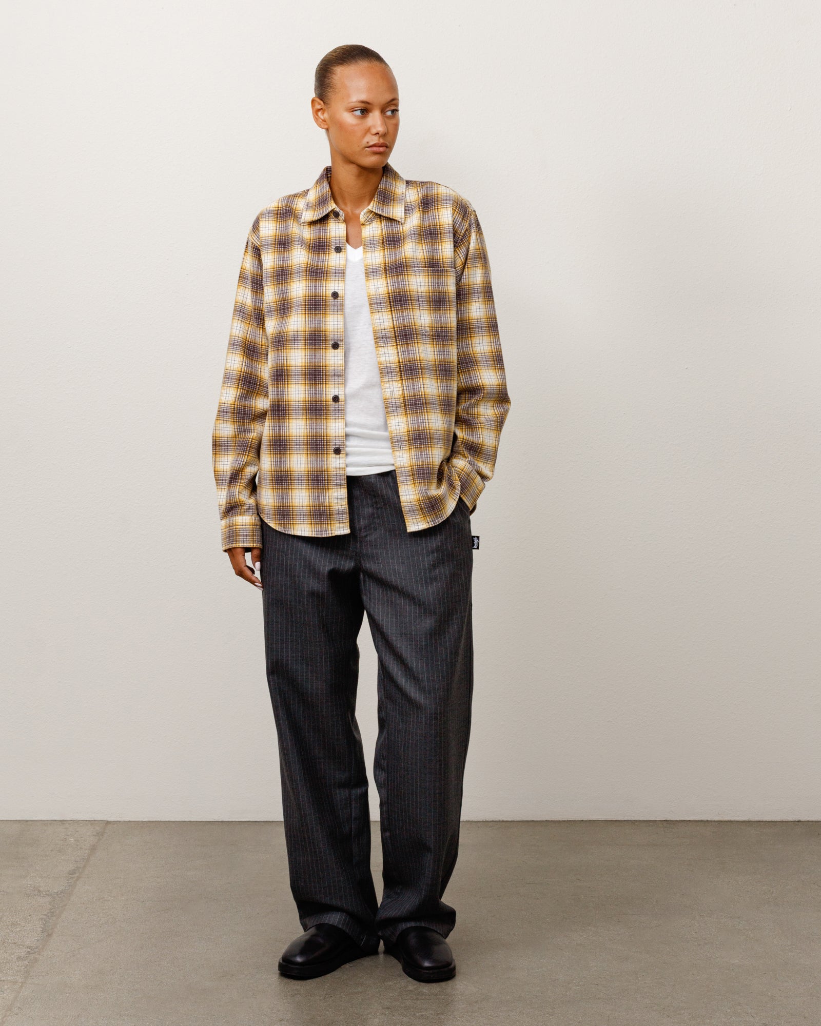 Dax Printed Shirt - Gold | Tops & Shirts | Stüssy Japan