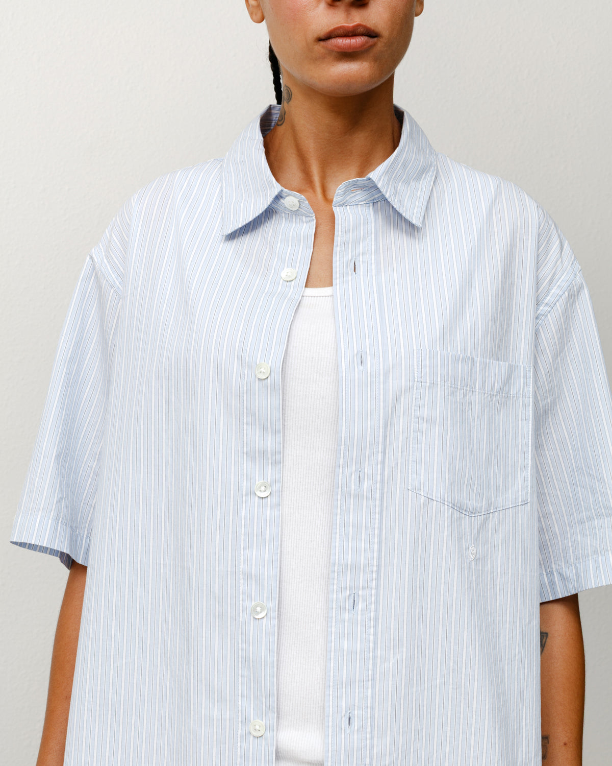 Standard Ss Shirt – Blue Stripe | Tops & Shirts | Stüssy Japan