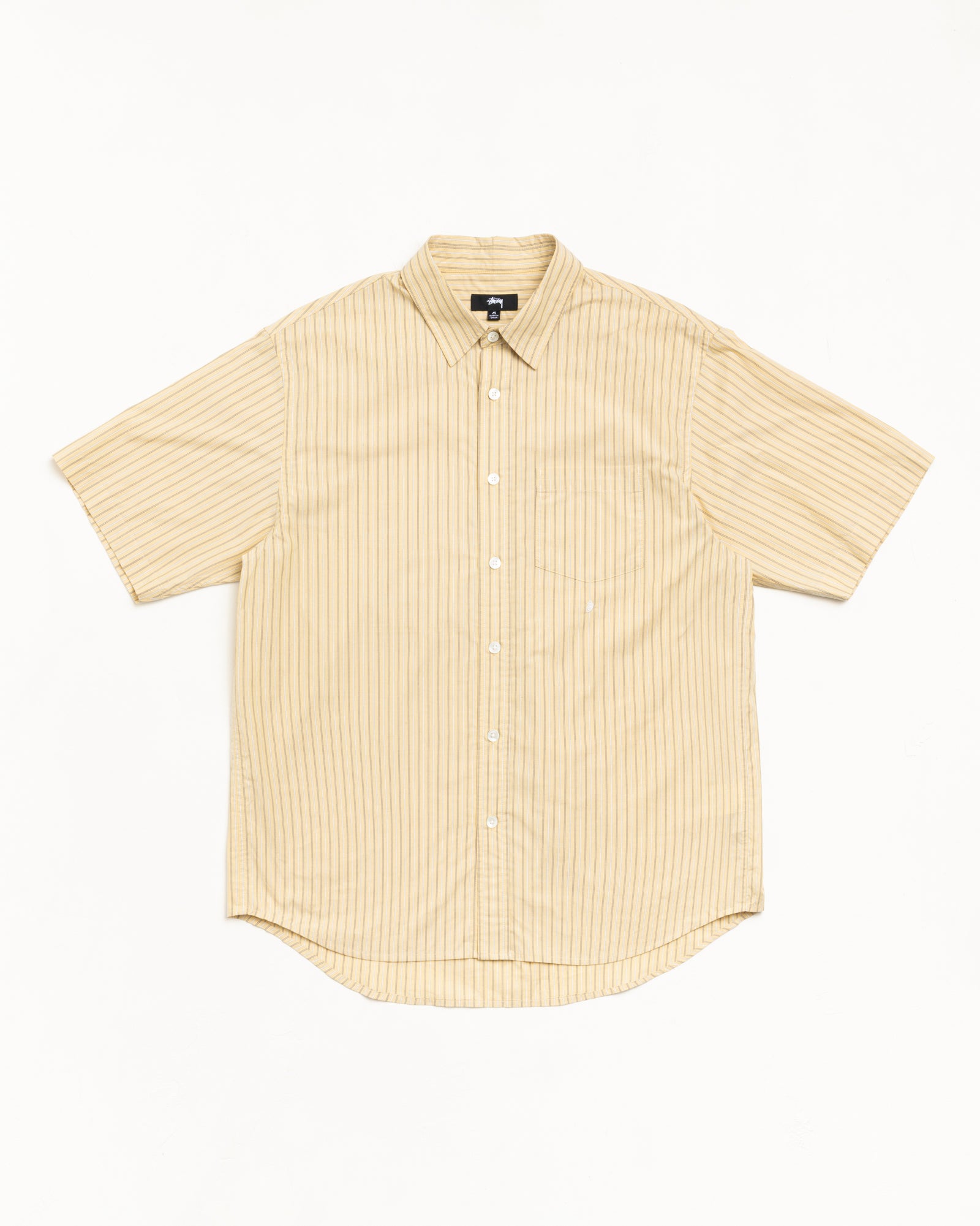 Standard Ss Shirt – Yellow Stripe | Tops & Shirts | Stüssy Japan