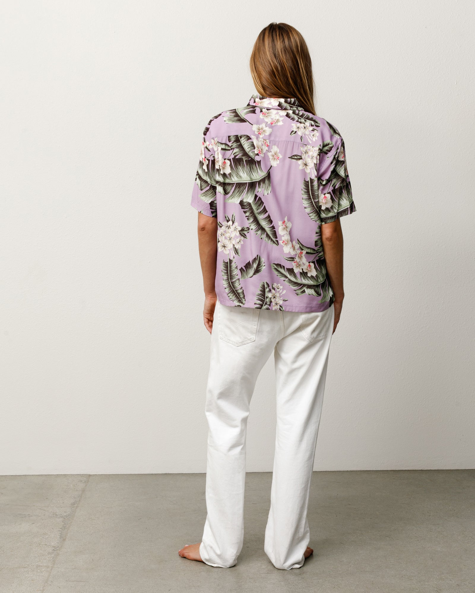 Hawaiian Floral Ss Shirt – Lavender | Tops & Shirts | Stüssy Japan