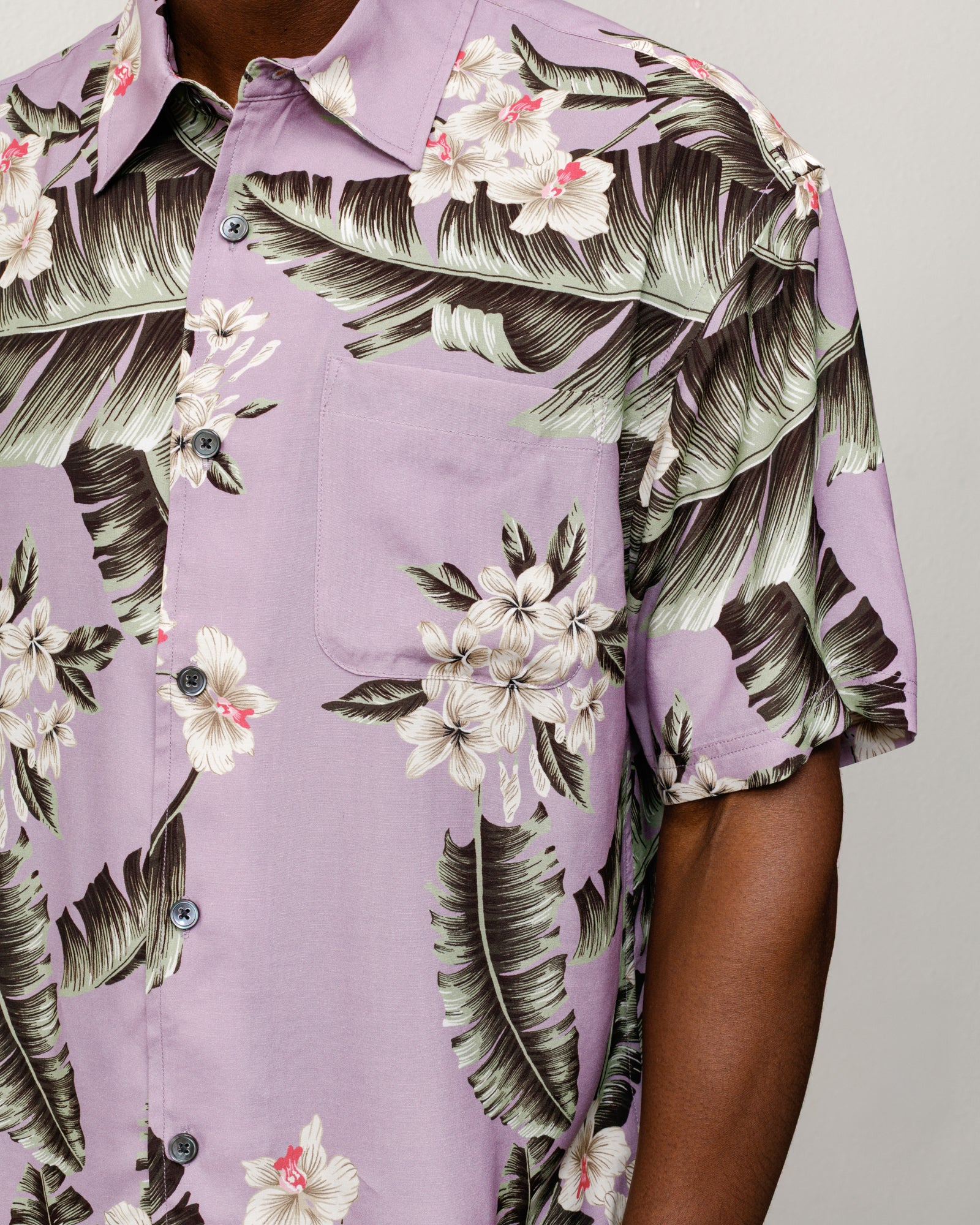 Hawaiian Floral Ss Shirt – Lavender | Tops & Shirts | Stüssy Japan
