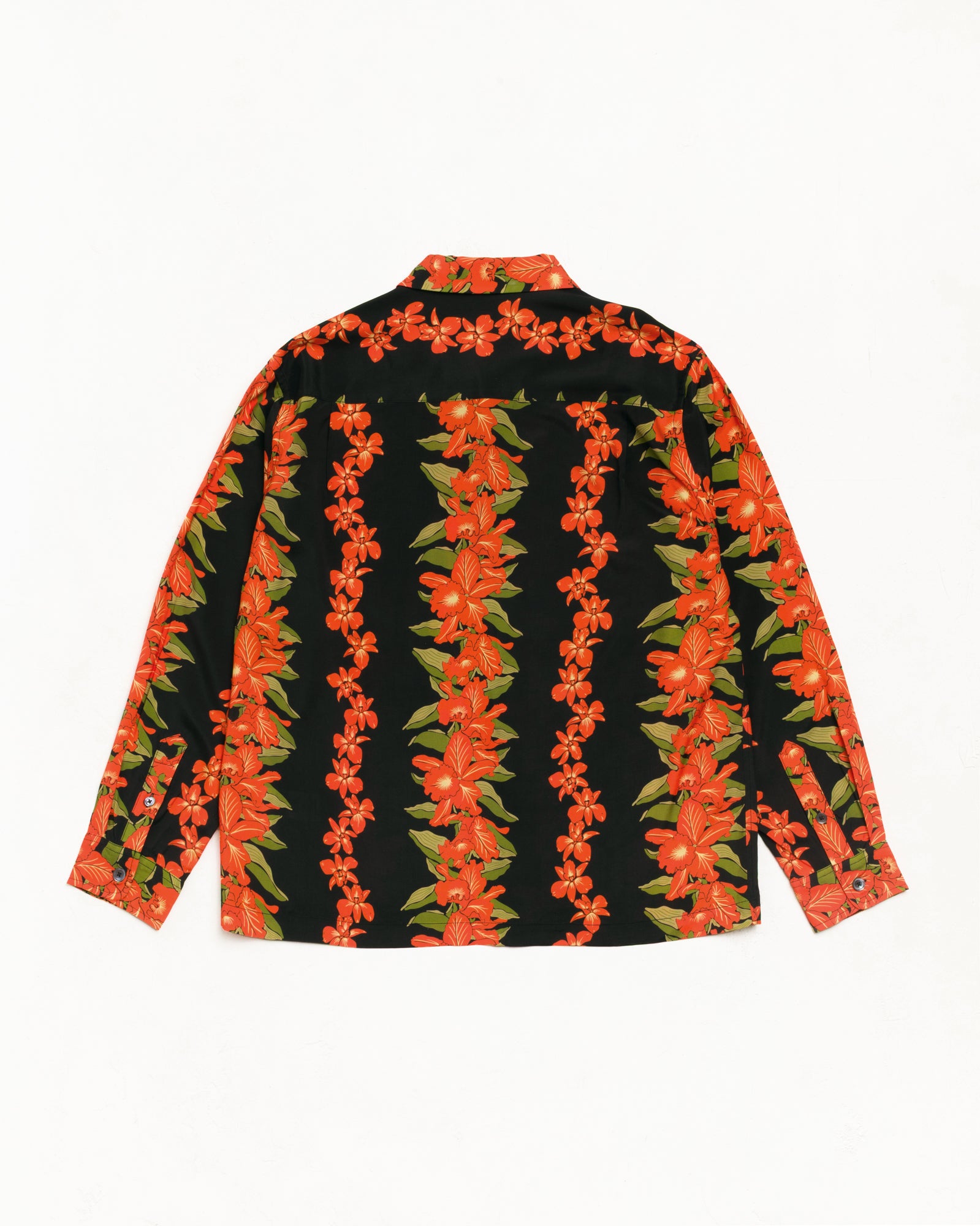 Hawaiian Floral Shirt - Black | Tops & Shirts | Stüssy Japan