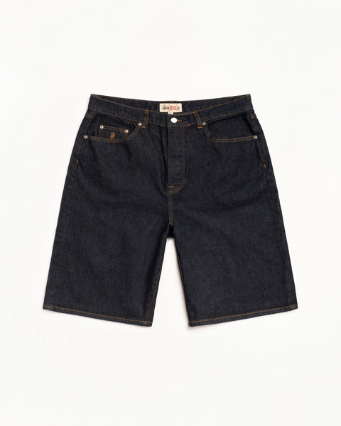 Big Ol Shorts Denim Mens Regular In Rinsed Indigo