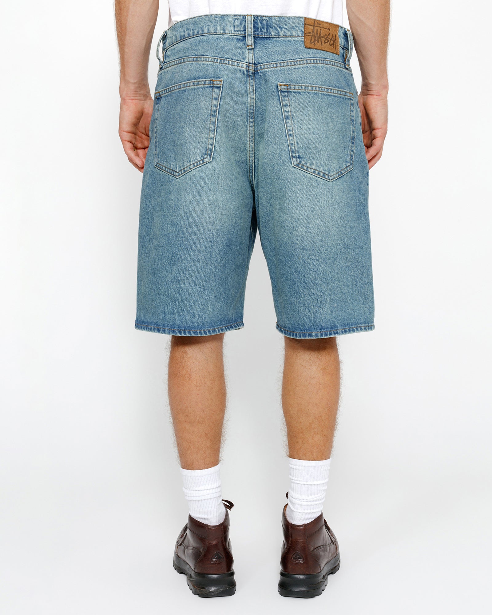 Big Ol' Short Denim in washed blue – Stüssy Japan