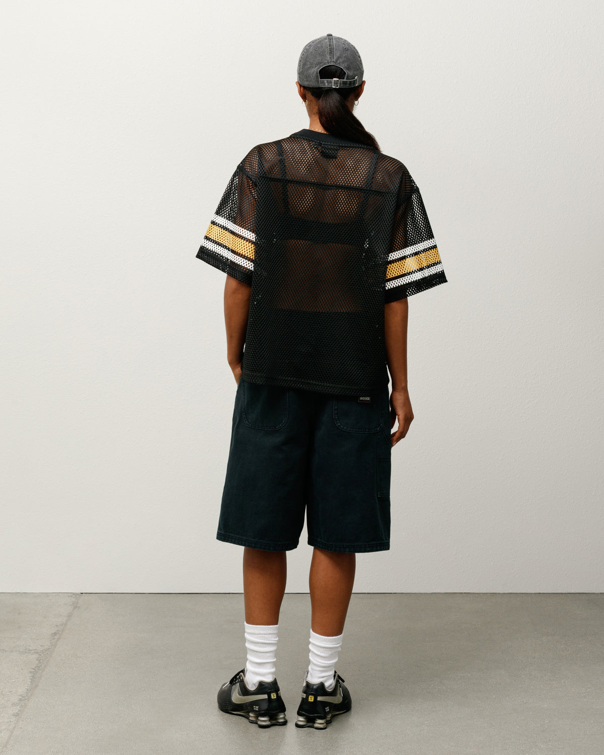 Washed Canvas Work Short – Black | Shorts | Stüssy Japan