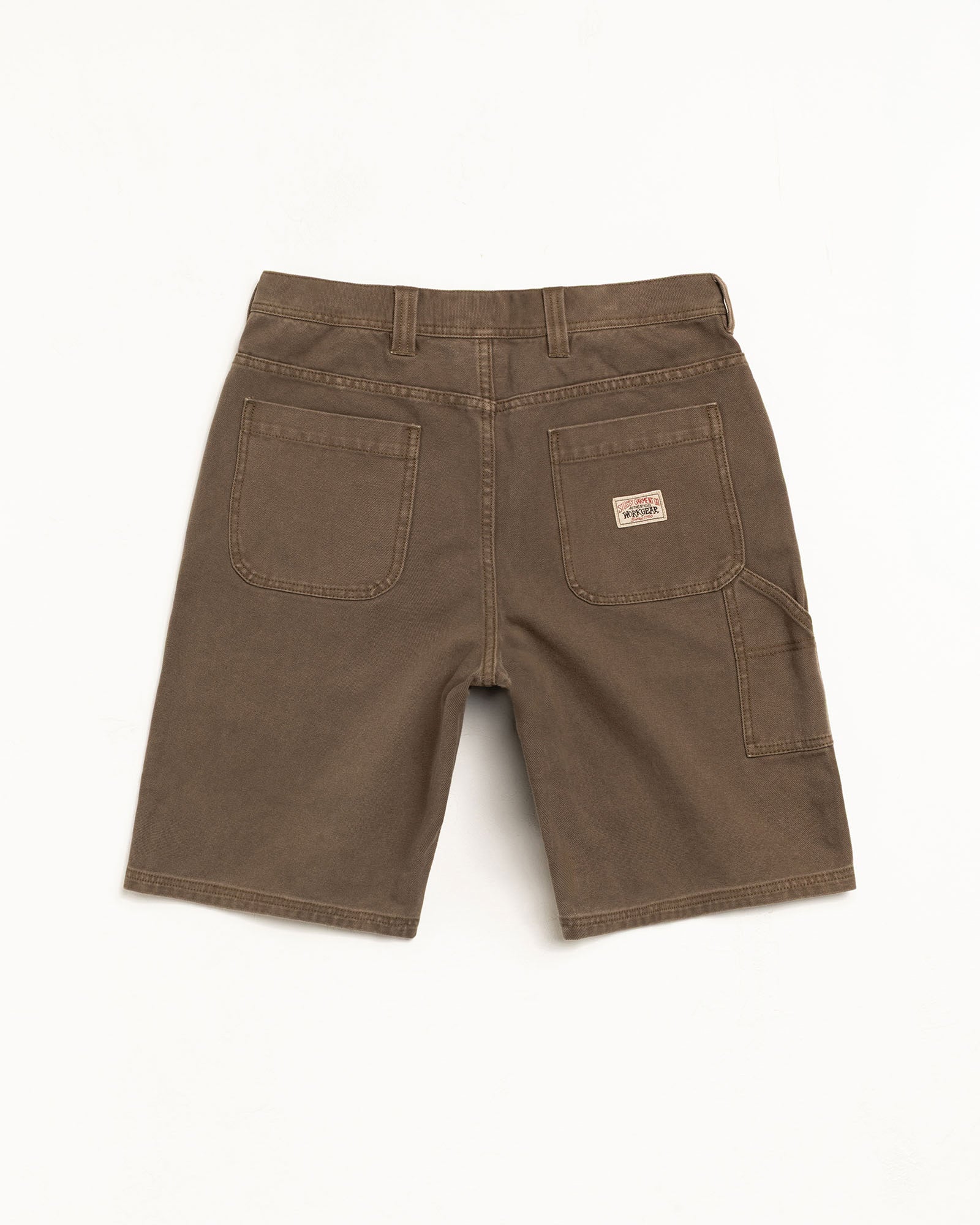Washed Canvas Work Short – Brown | Shorts | Stüssy Japan