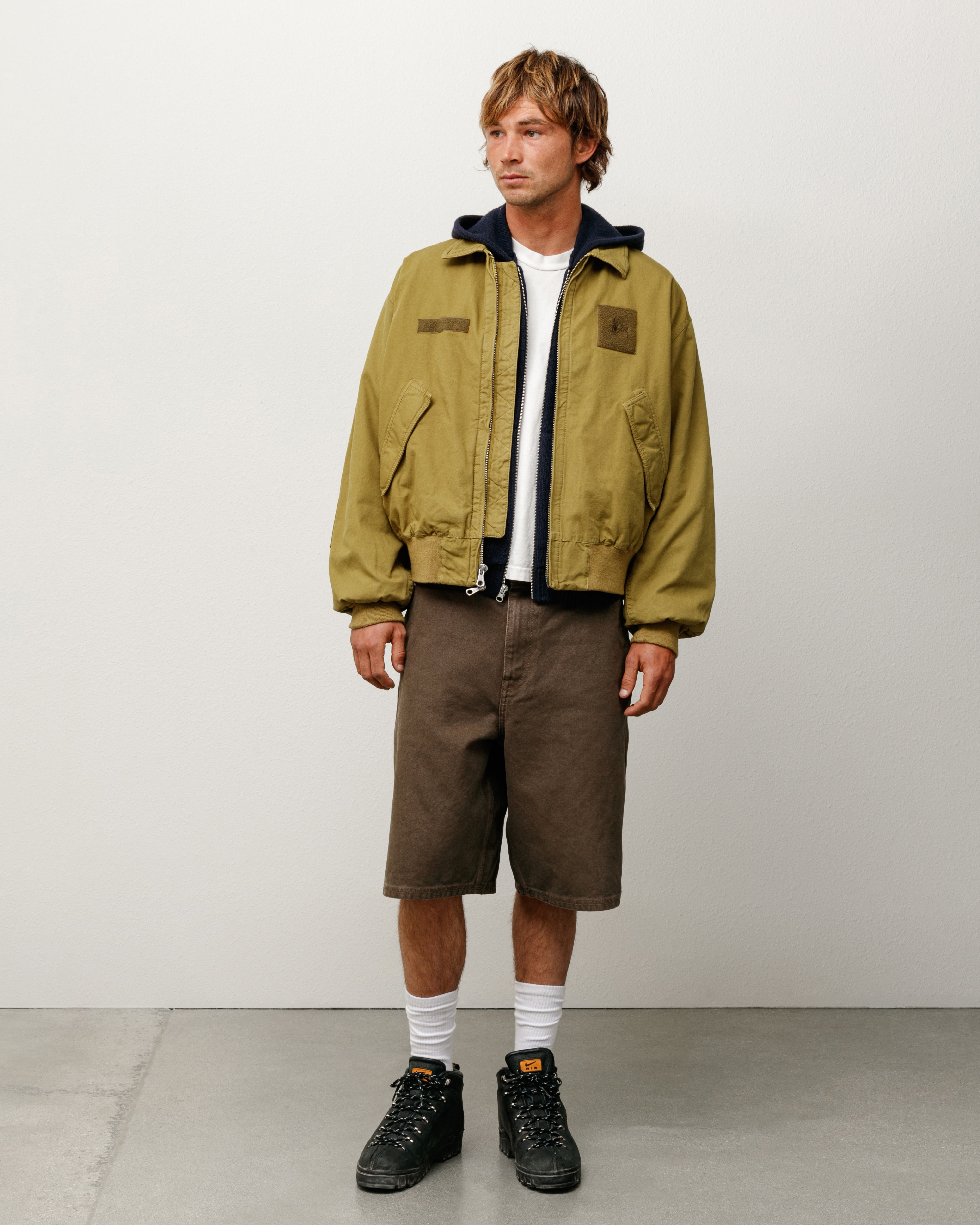 Washed Canvas Work Short – Brown | Shorts | Stüssy Japan