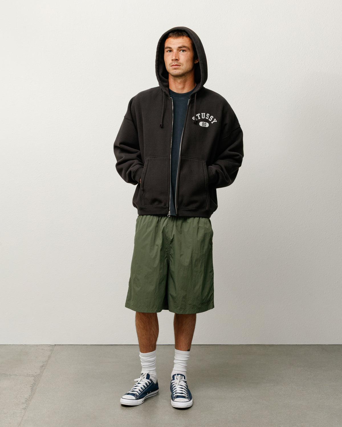 Nylon Court Short – Olive | Shorts | Stüssy Japan