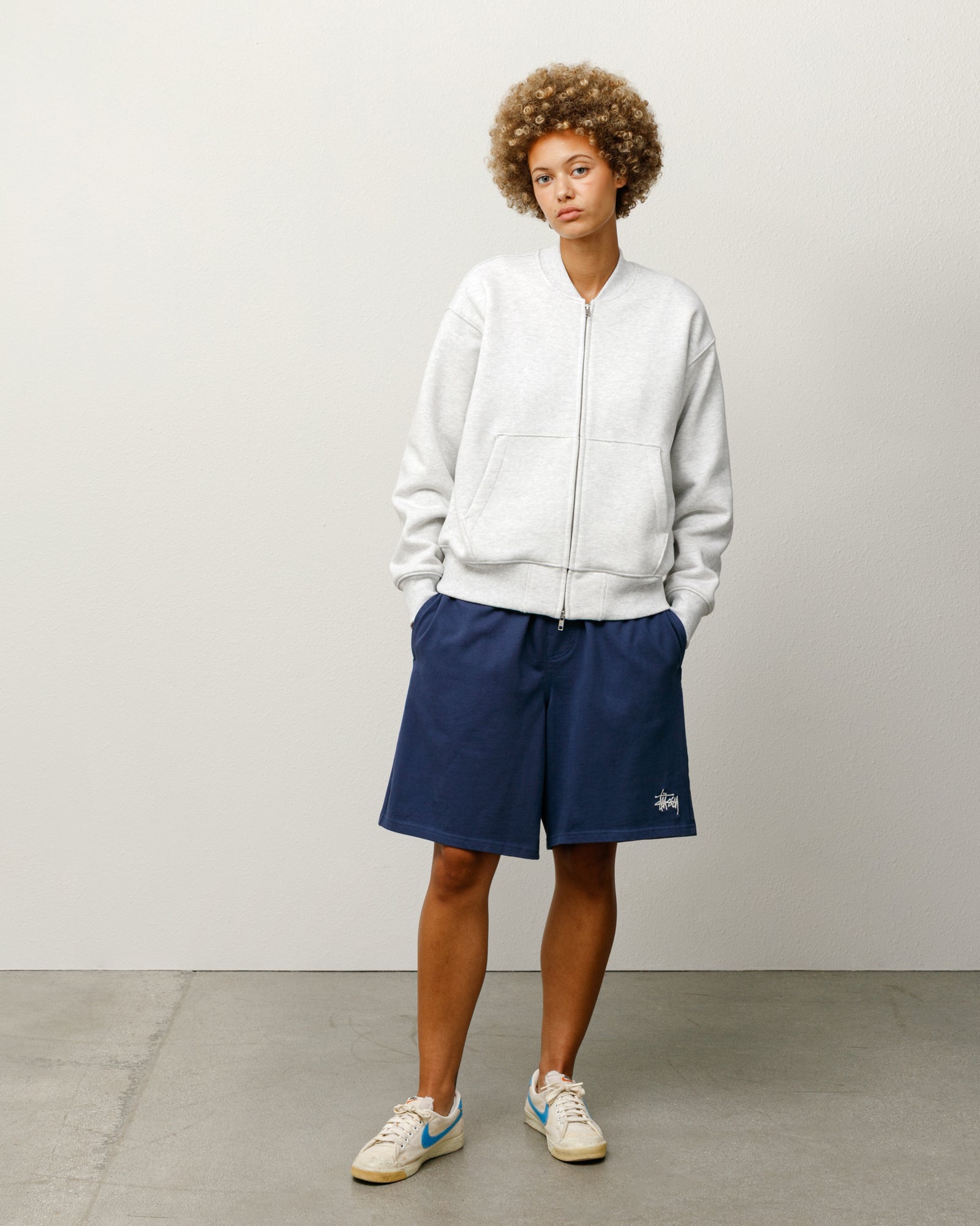 Jersey Short – Navy | Bottoms | Stüssy Japan