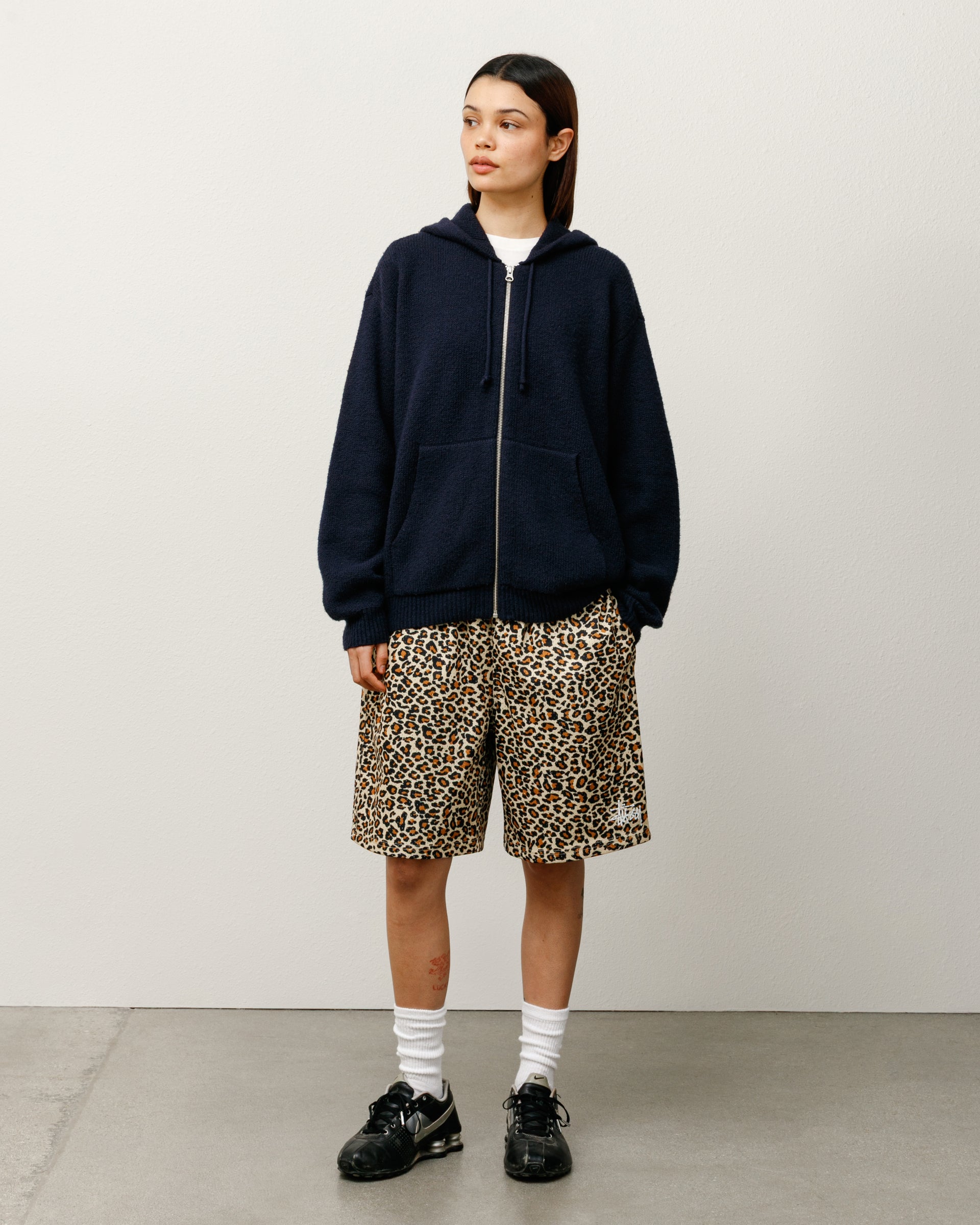 Mesh Short Basic Mens Regular In Leopard