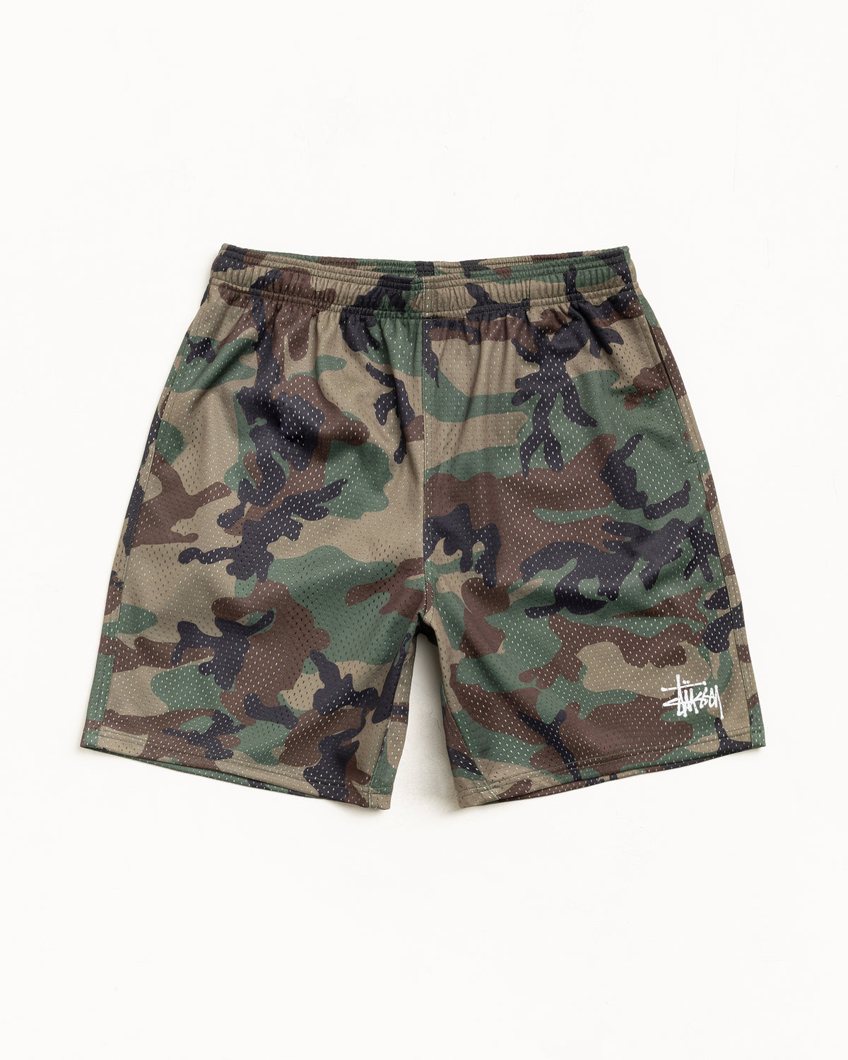 Basic Mesh Short – Woodland Camo | Shorts & Trunks | Stüssy Japan