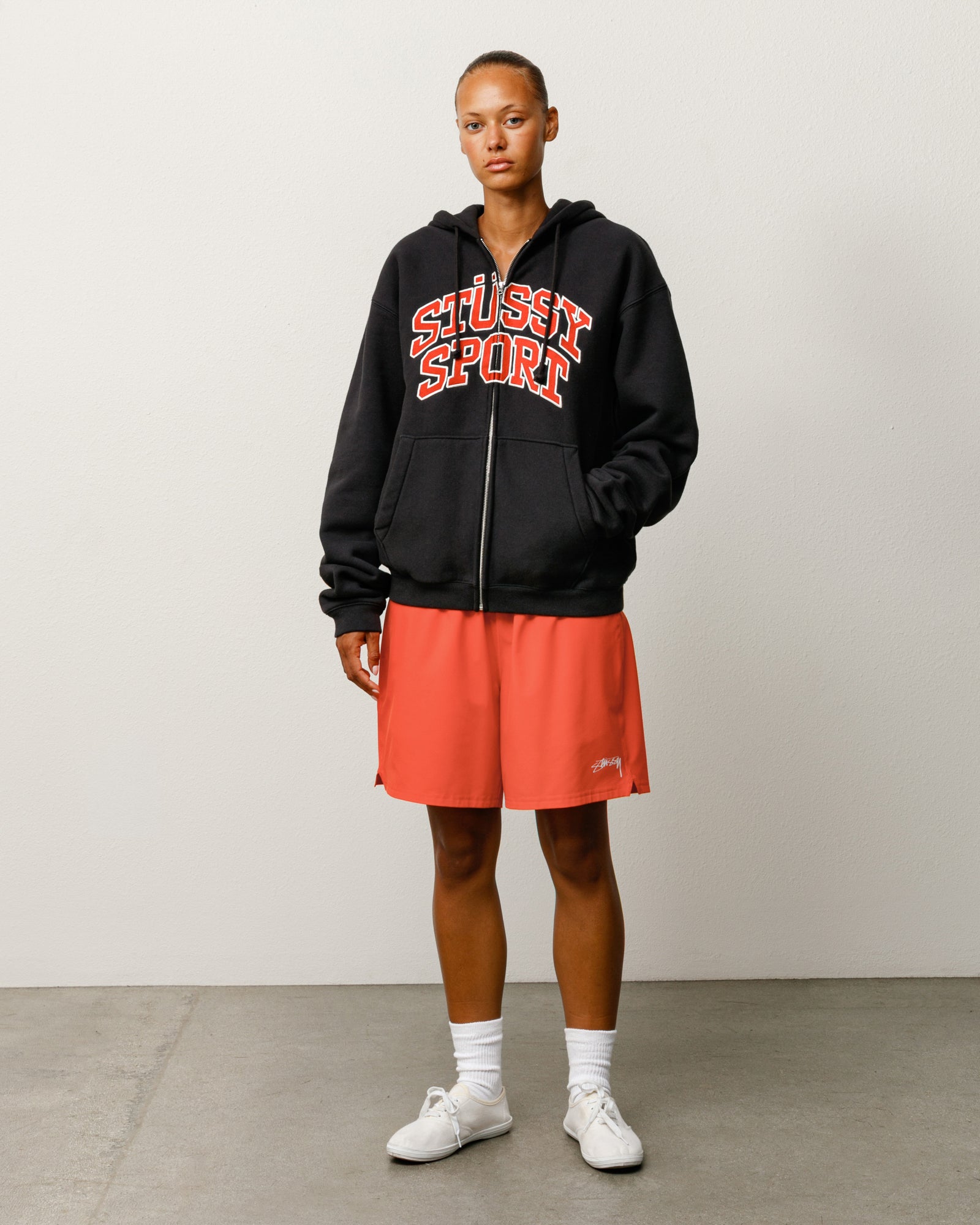 Sport Short - Red Orange | Shorts & Trunks | Stüssy Japan