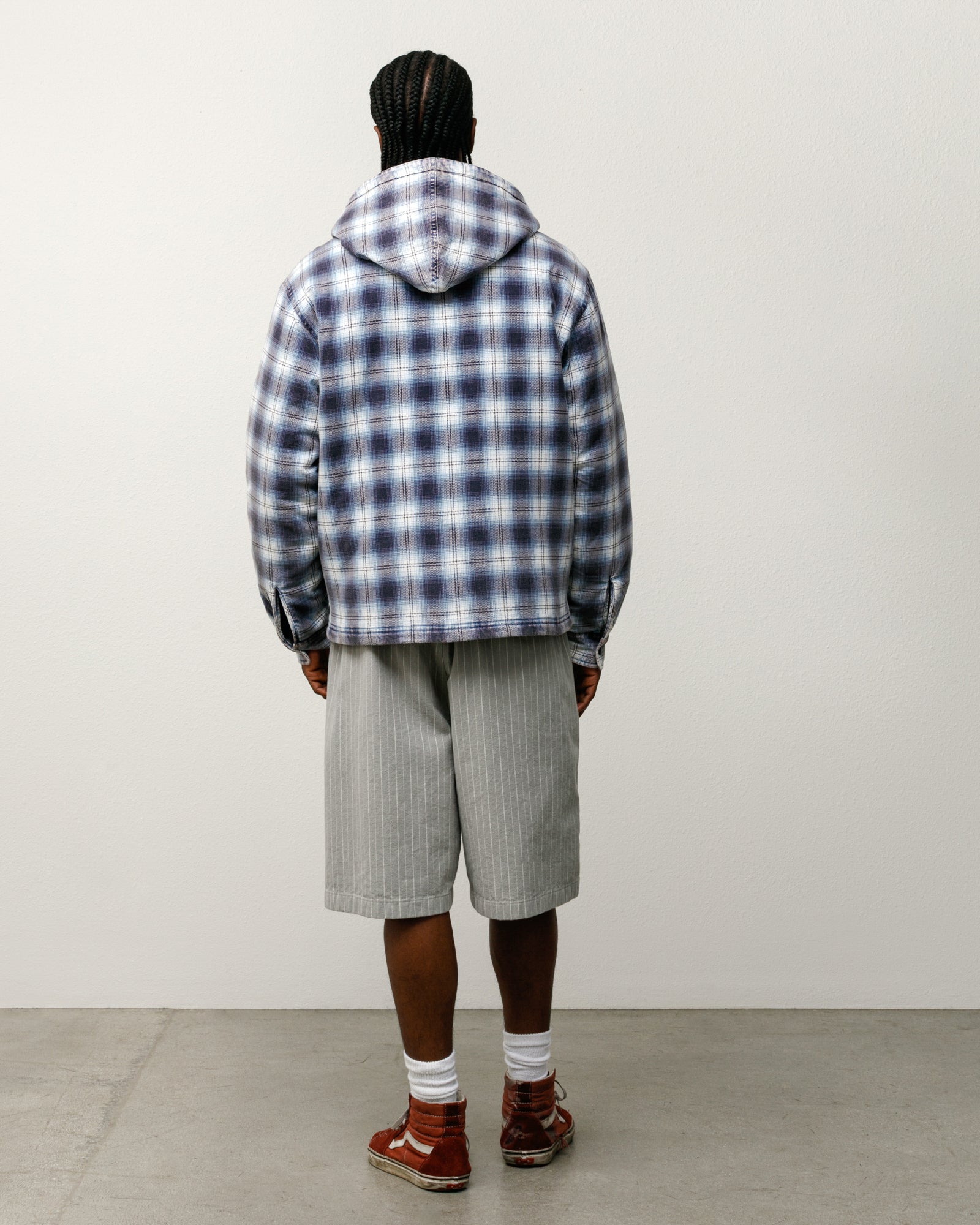 Baggy Beach Short – Grey Stripe | Shorts & Trunks | Stüssy Japan