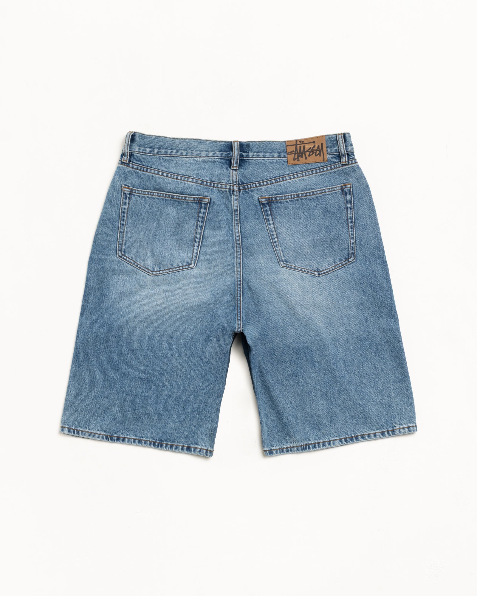 Big Ol' Short Denim – Indigo Stone Wash | Pants | Stüssy Japan