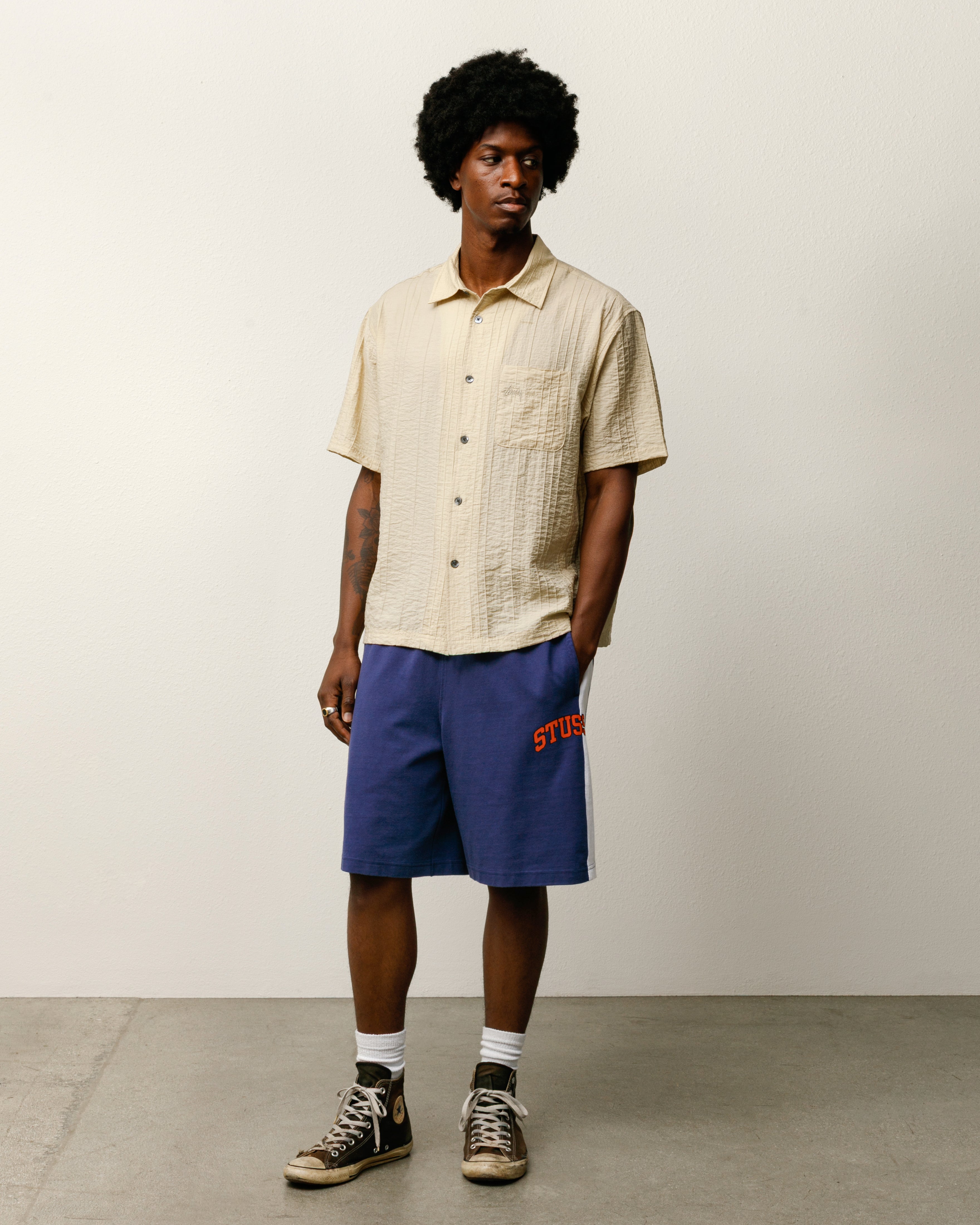 Stripe Jersey Short – Blue | Shorts & Trunks | Stüssy Japan