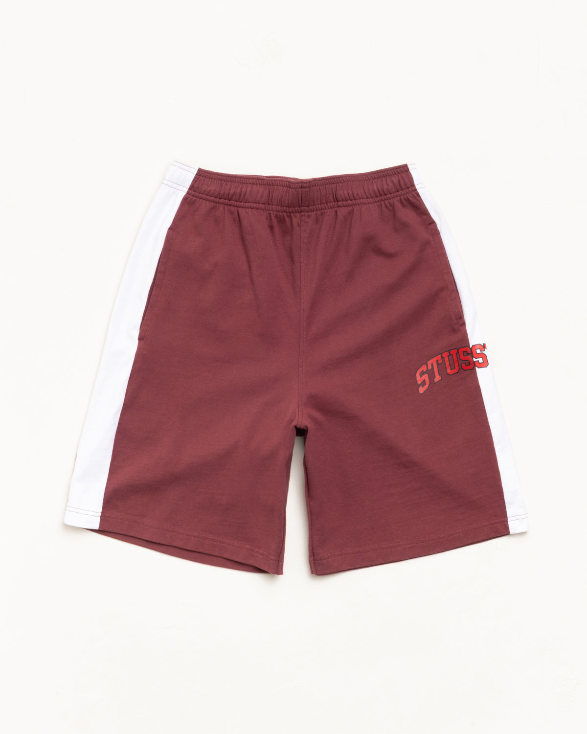 Stripe Jersey Short – Burgundy | Shorts & Trunks | Stüssy Japan