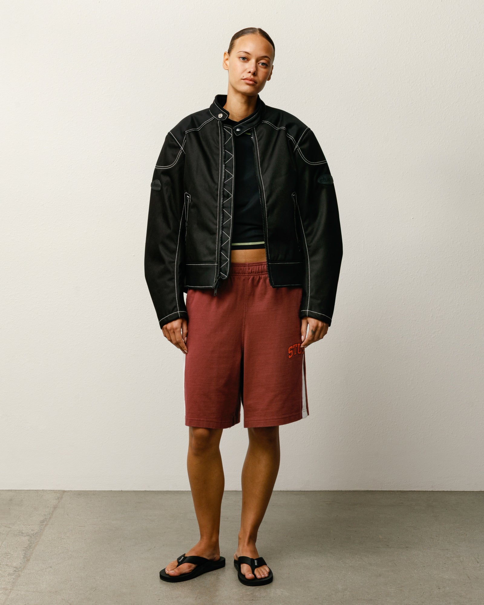 Stripe Jersey Short – Burgundy | Shorts & Trunks | Stüssy Japan