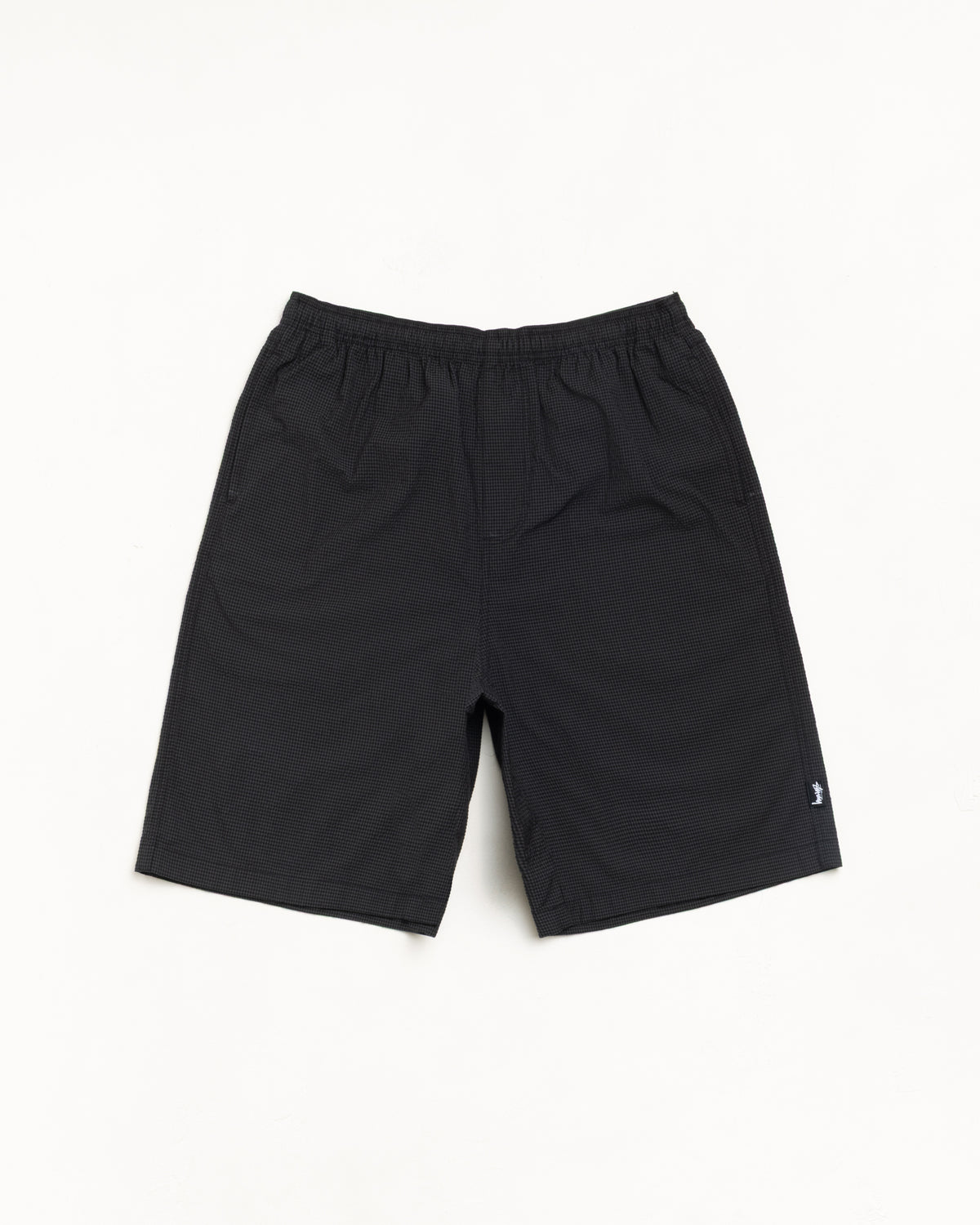Baggy Seersucker Beach Short – Black | Shorts & Trunks | Stüssy Japan