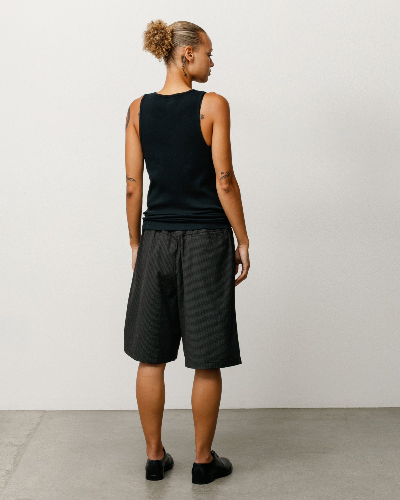 Baggy Seersucker Beach Short – Black | Shorts & Trunks | Stüssy Japan