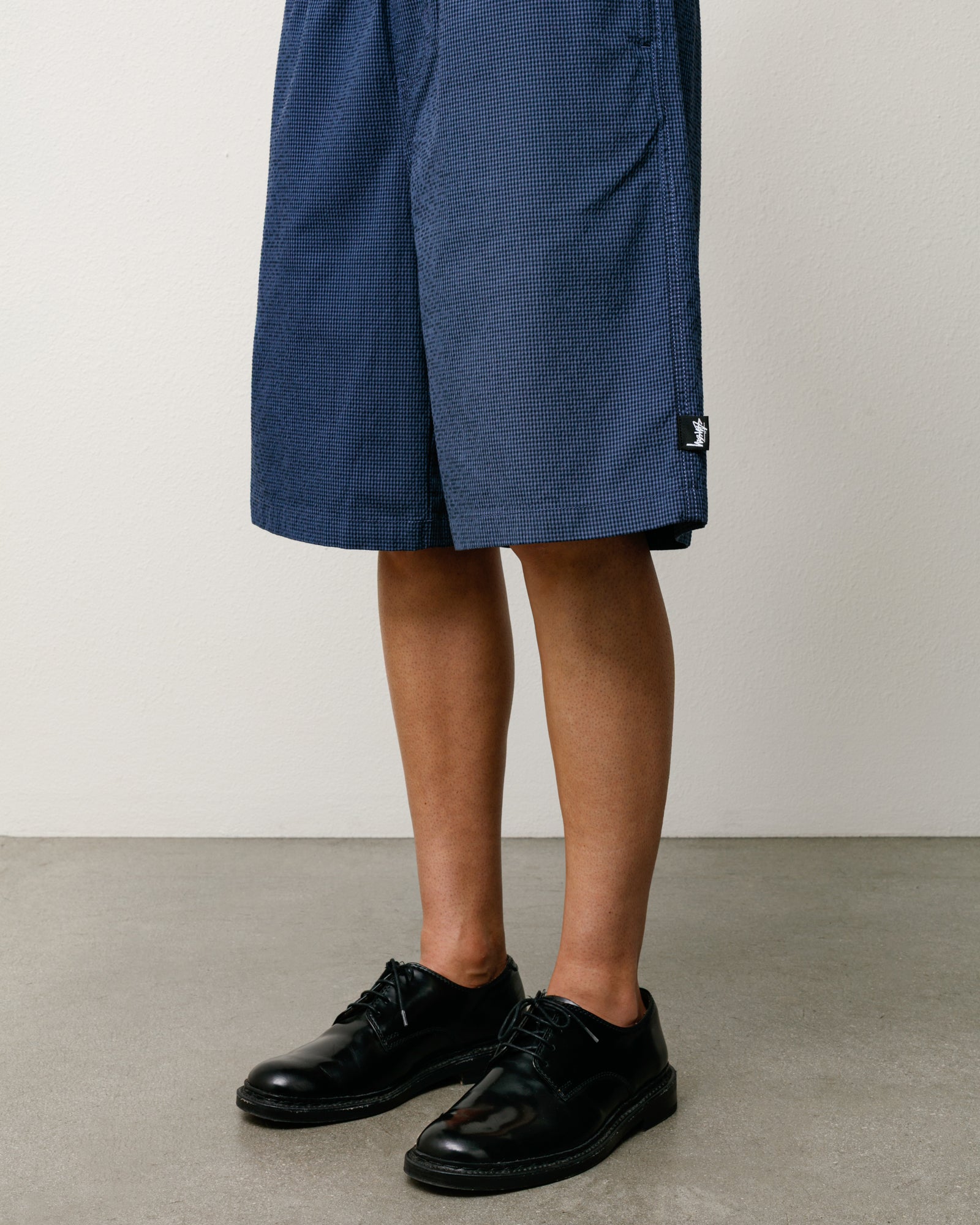 Baggy Seersucker Beach Short – Blue | Shorts & Trunks | Stüssy Japan