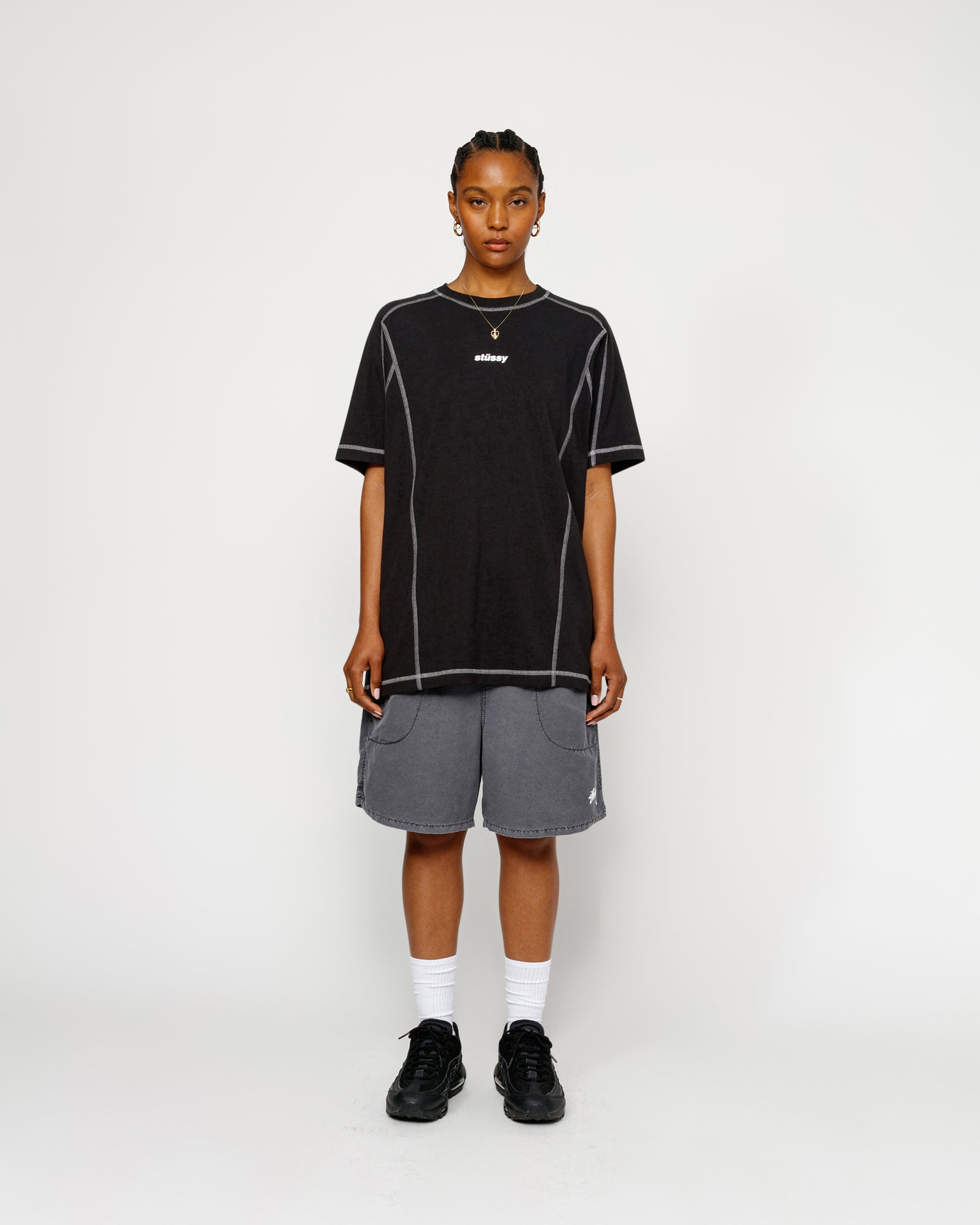 Stüssy Water Short Pigment Stock Charcoal Shorts