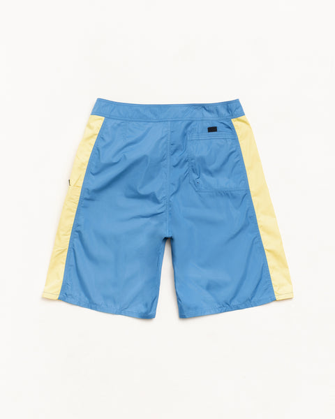 Paneled Board Short Mens Regular In Blue