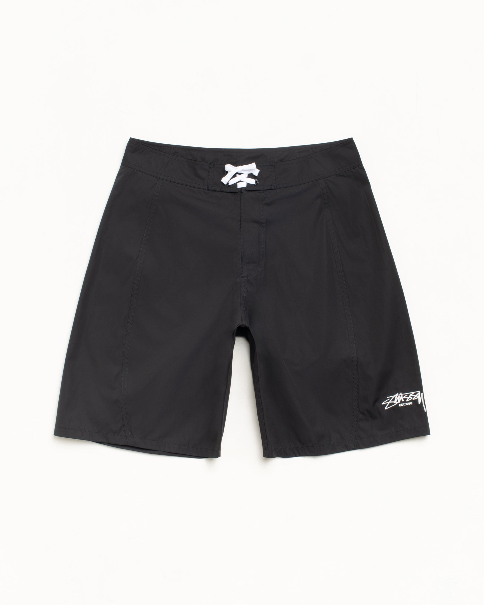 Curved Panel Board Short – Black | Shorts & Trunks | Stüssy Japan Curved Panel Board Short – Black | Shorts & Trunks | Stüssy Japan