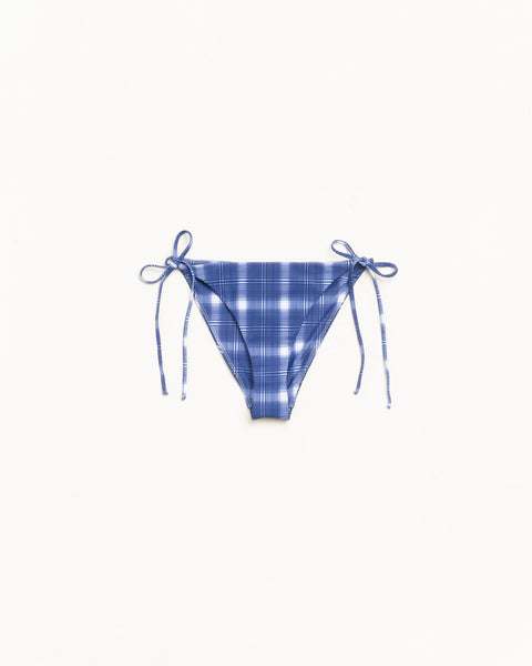 Bikini Bottom Womens In Navy Plaid