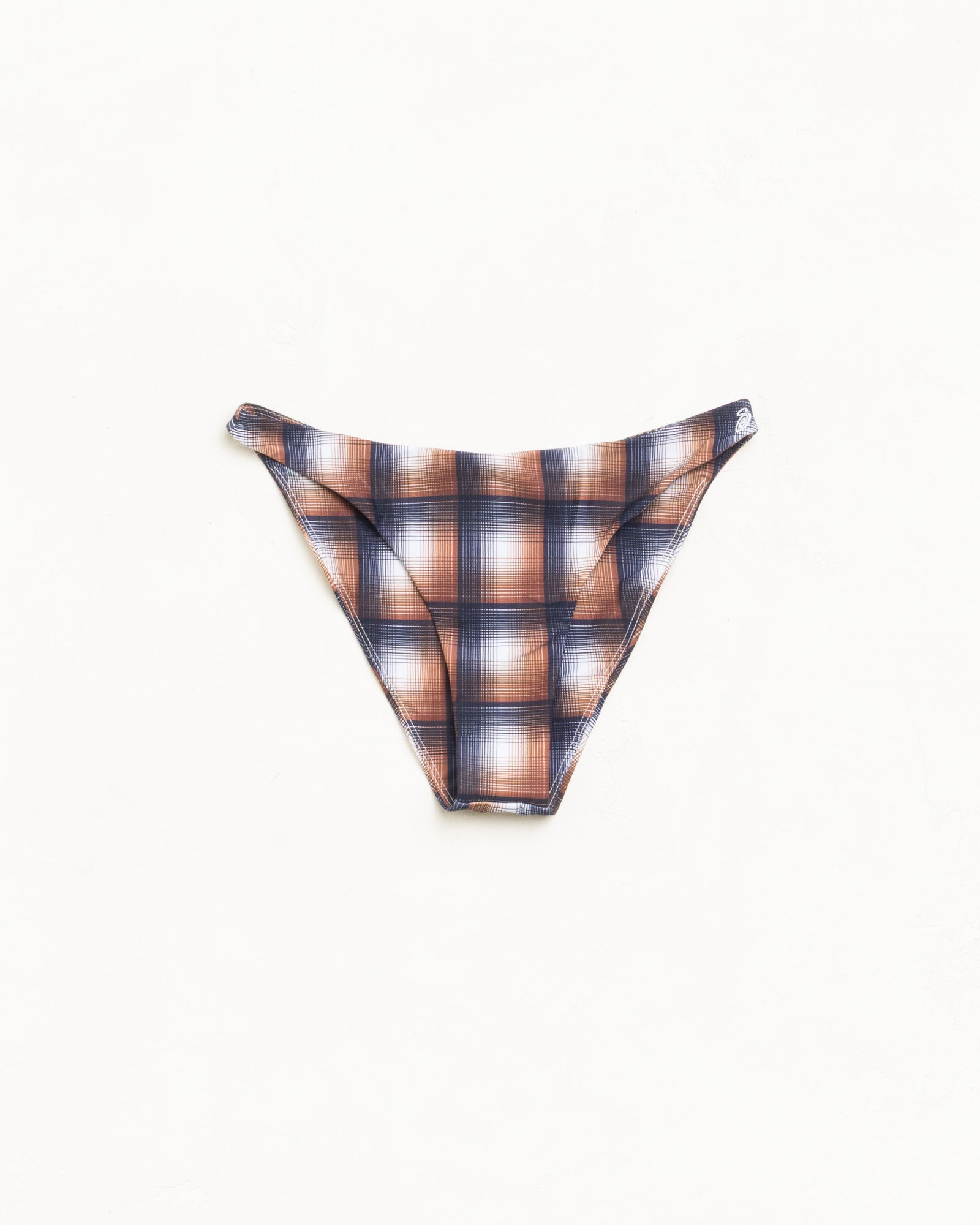 Bikini Bottom 2 Womens In Brown Plaid