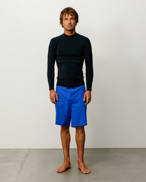 Stüssy Peak Board Short、ユニセックスのブルー ボードショーツ、ストレッチナイロン素材とレースドローコードウエスト