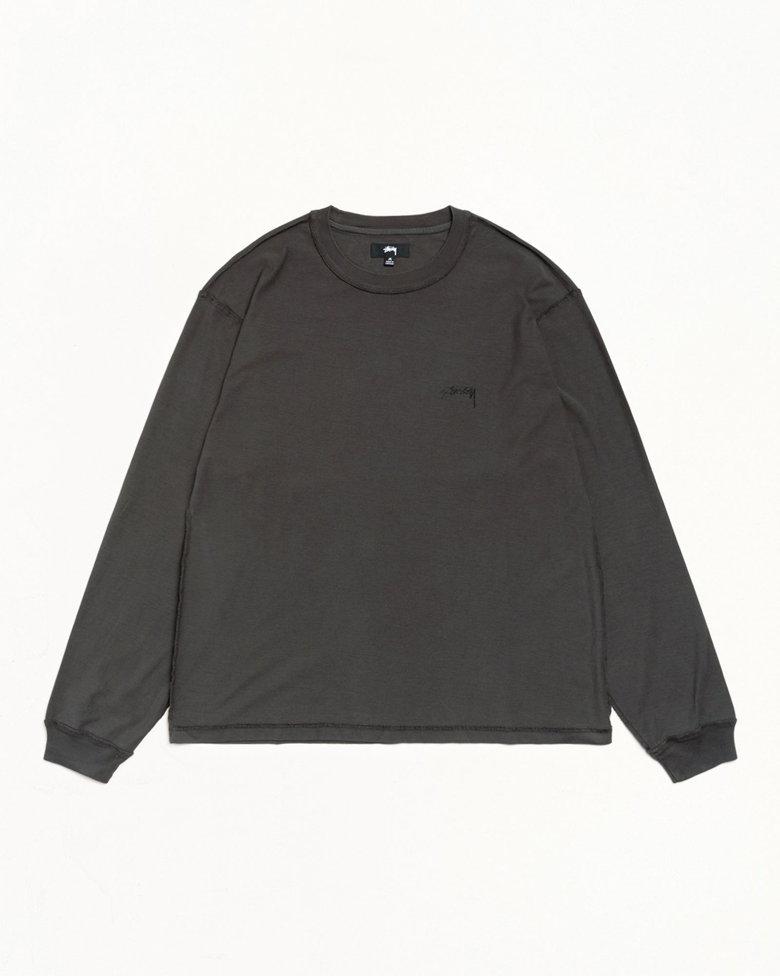 Lazy Ls Tee Mens Long Sleeve In Vintage Black