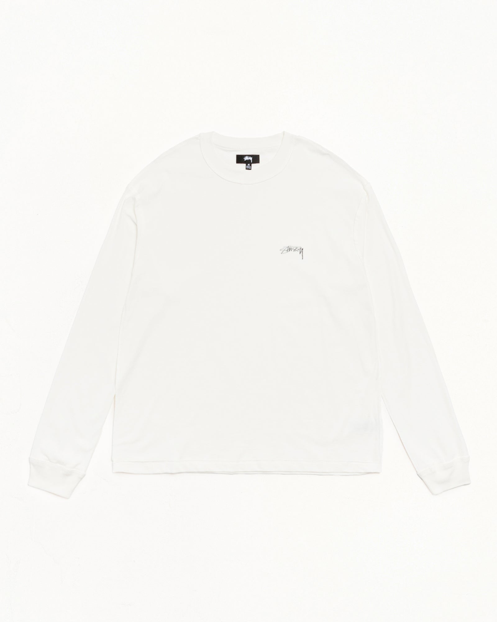 Lazy Ls Tee Mens Long Sleeve In White
