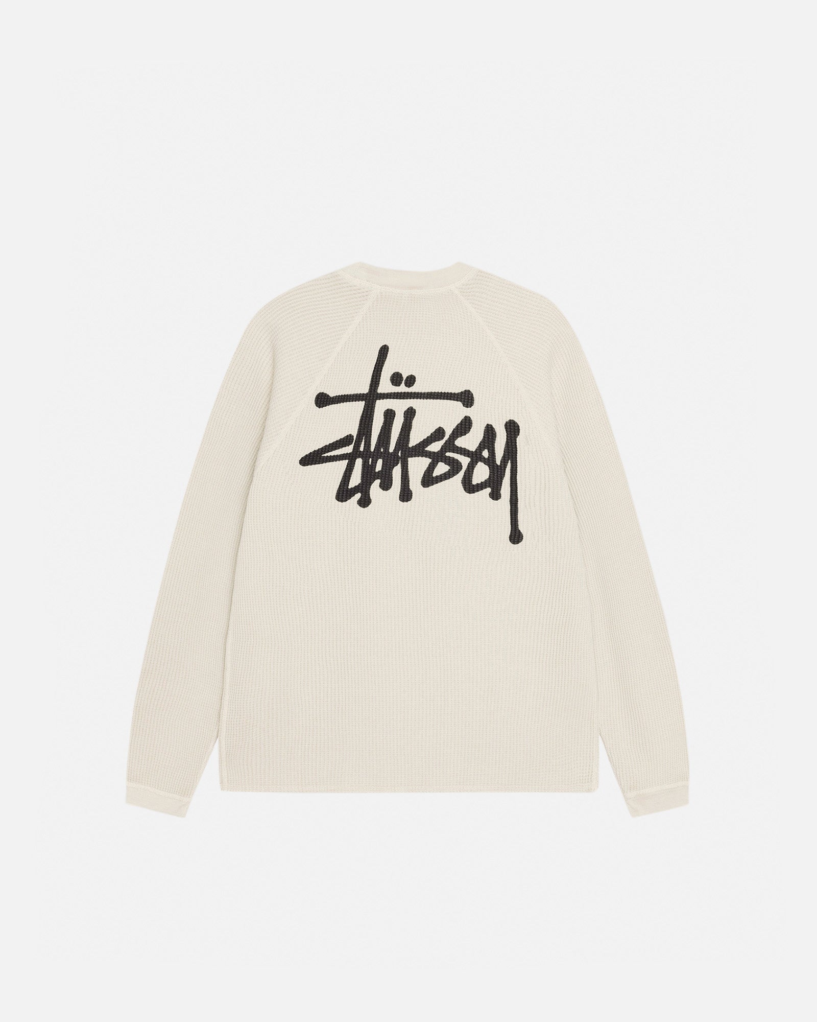 Raglan Thermal LS Crew in bone – Stüssy Japan