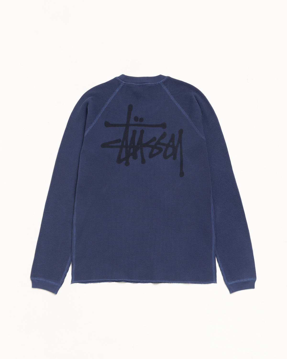 Basic Stüssy Thermal – Navy | Tops & Knits | Stüssy Japan