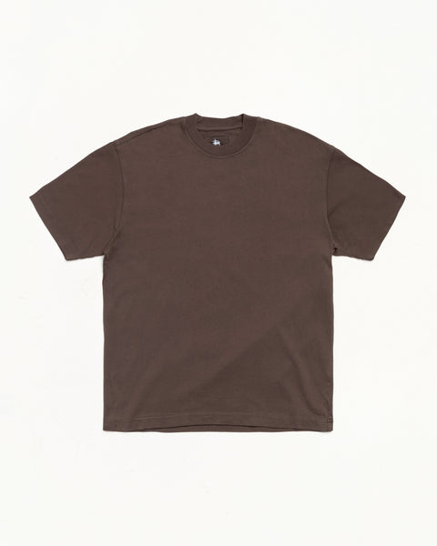 Dyed Ss Tee Mens Short Sleeve In Brown