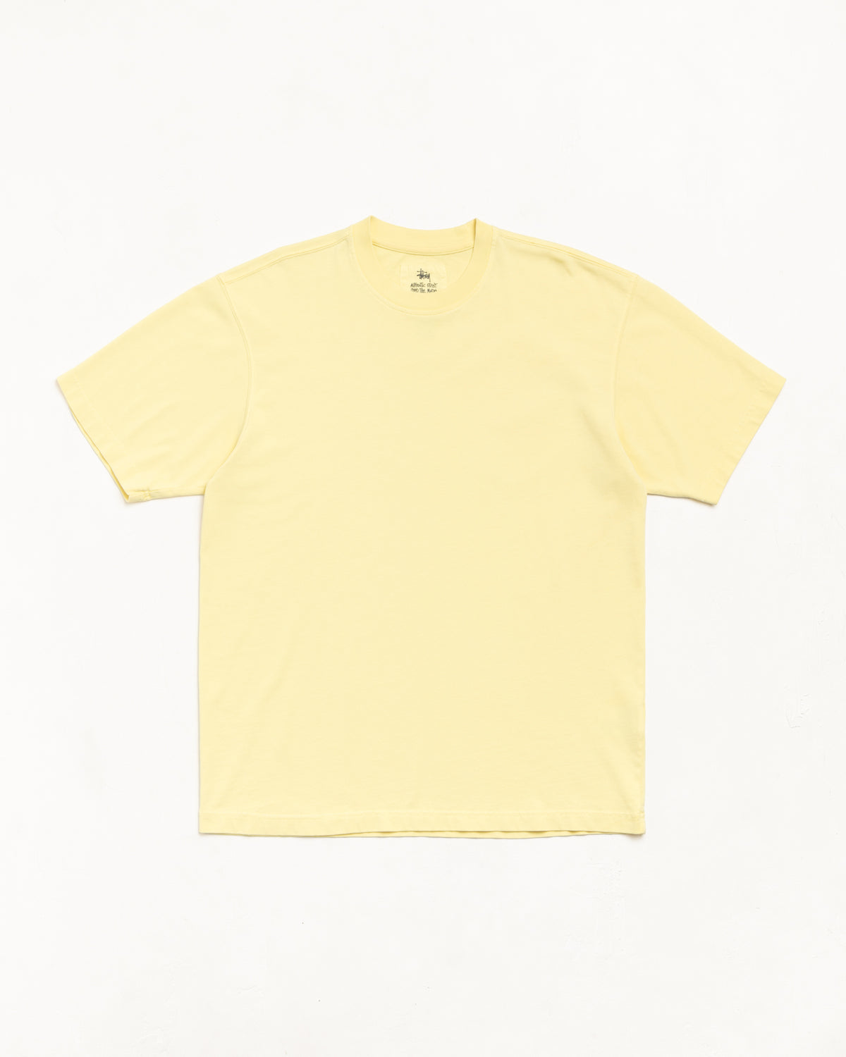 Garment Dyed SS Tee – Faded Yellow | Tops & Shirts | Stüssy Japan