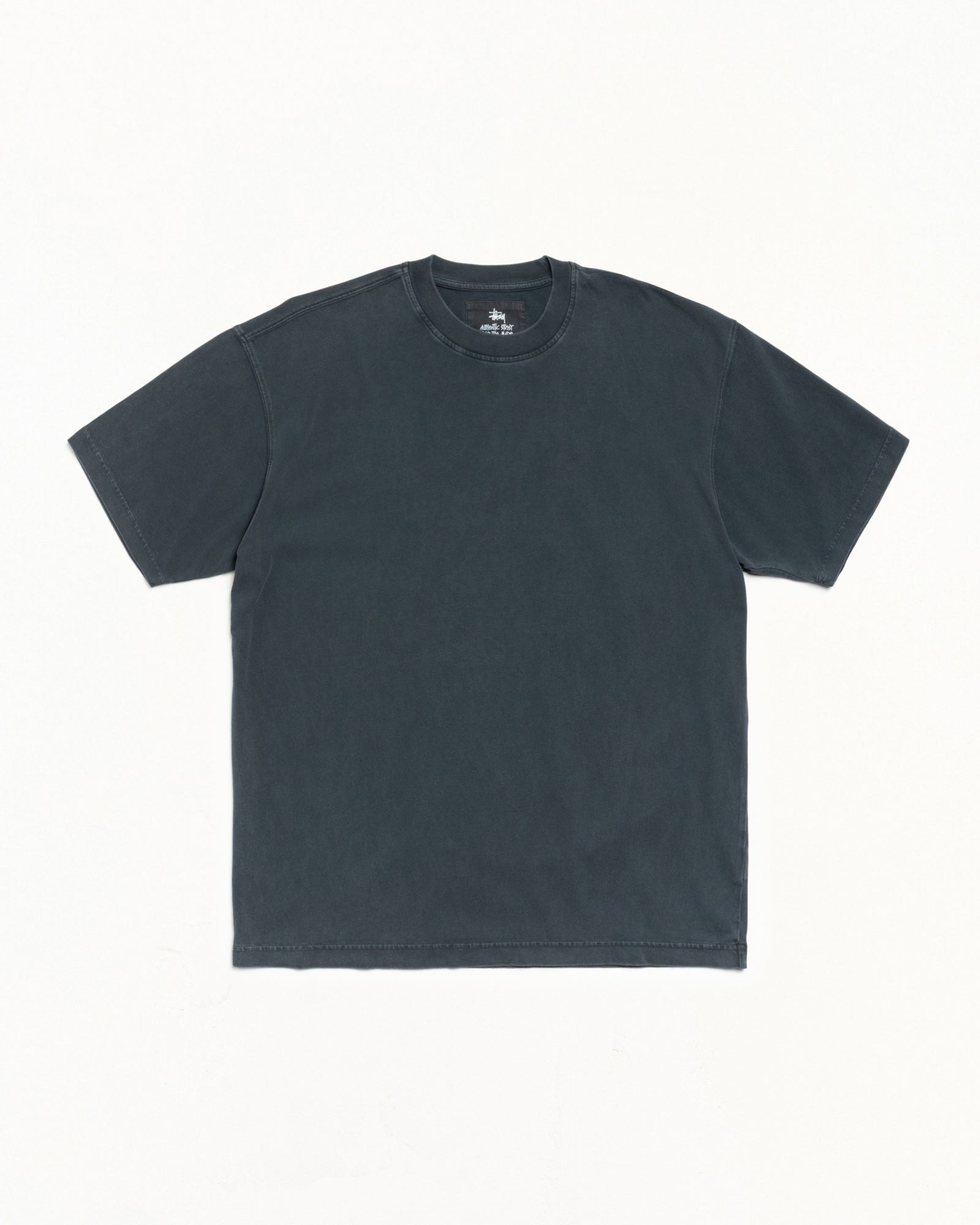 Dyed Ss Tee Mens Short Sleeve In Faded Black