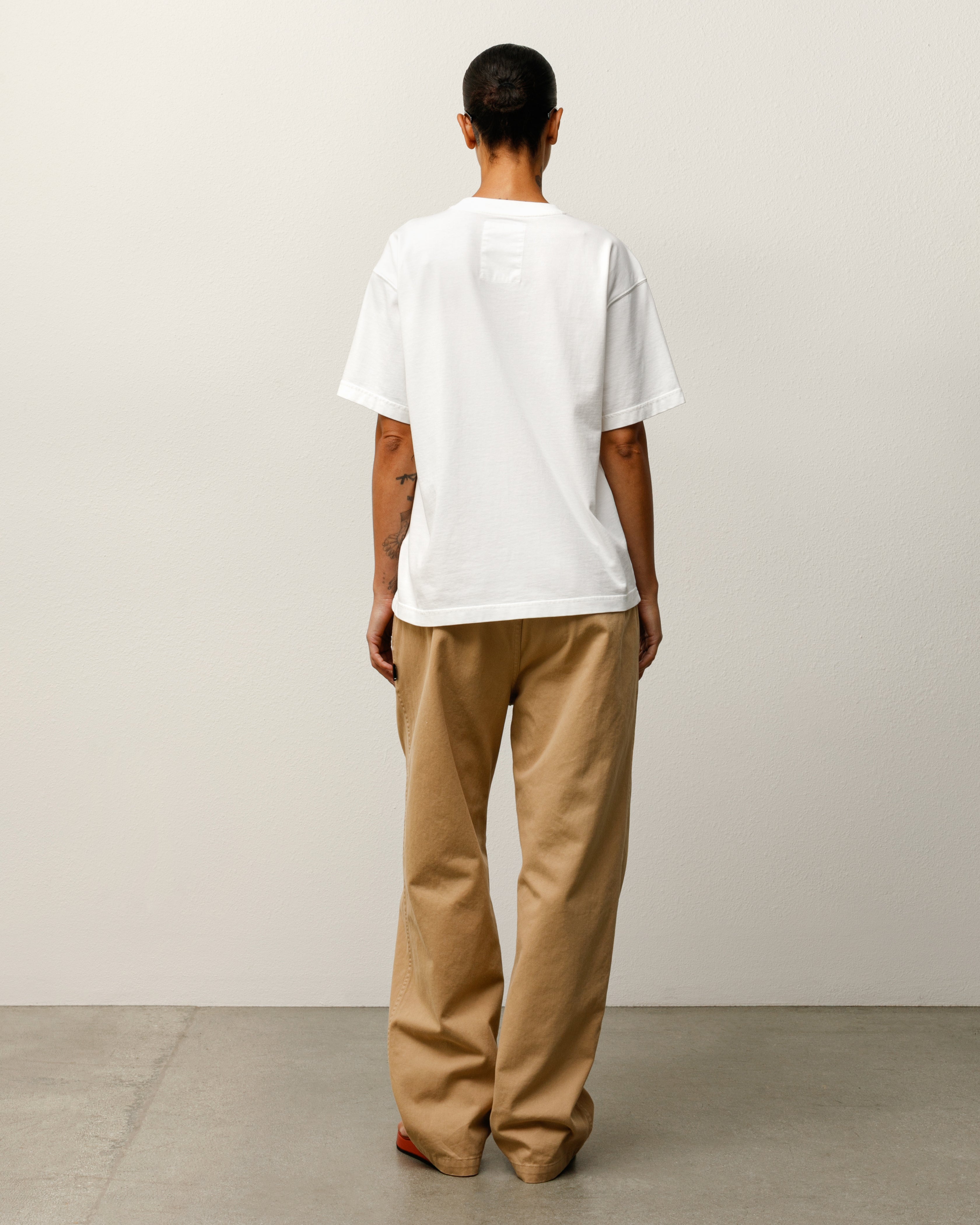 Garment Dyed Ss Tee – White | Tops & Shirts | Stüssy Japan