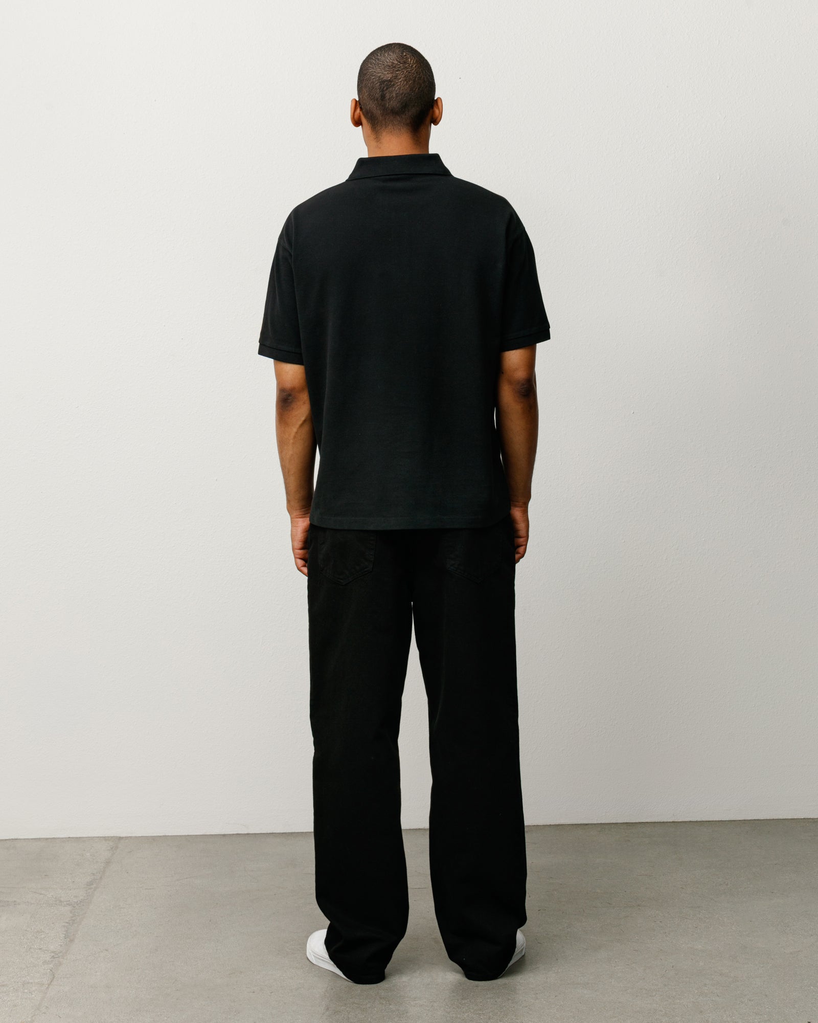 Classic Pique Polo – Black | Tops & Knits | Stüssy Japan