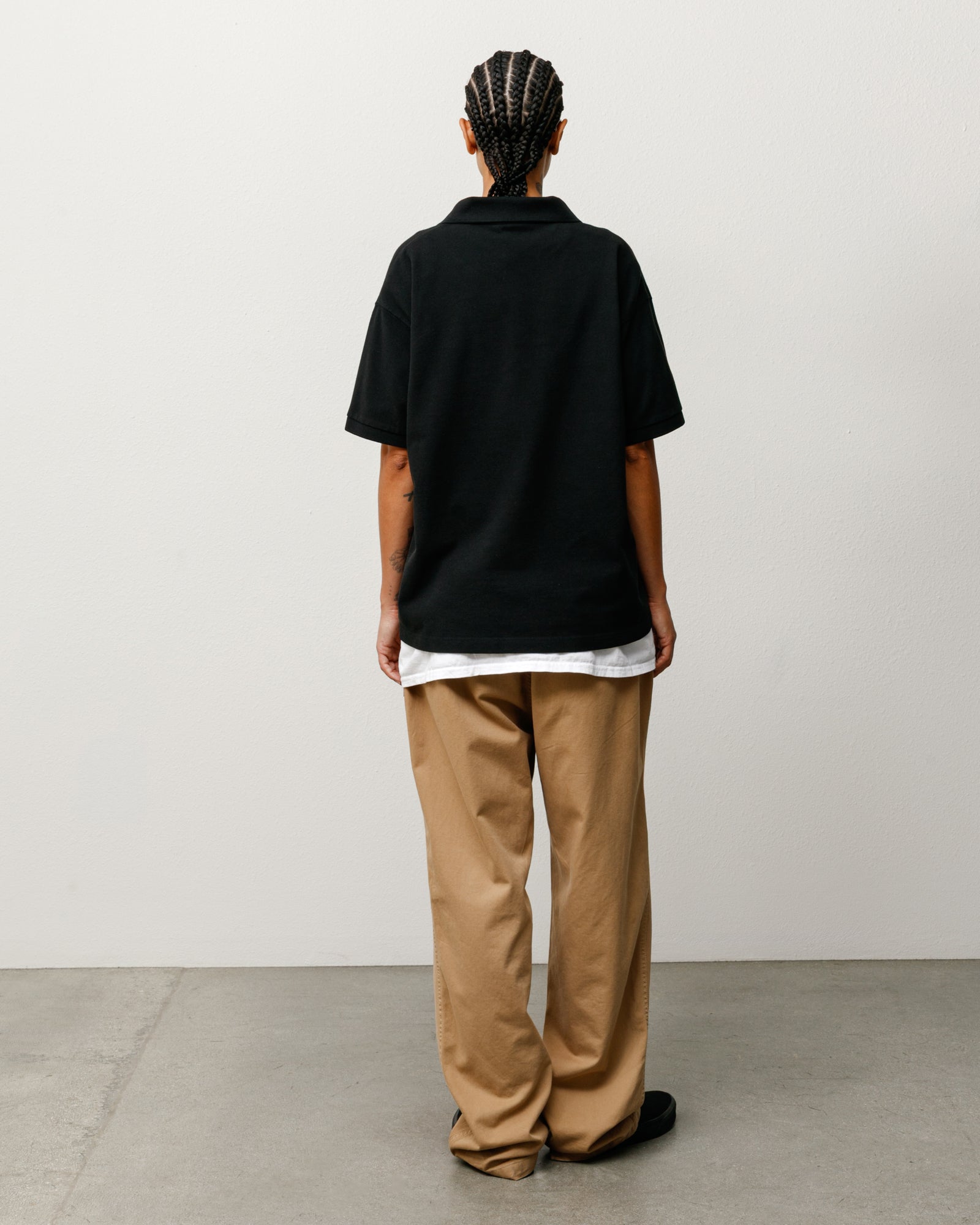 Classic Pique Polo – Black | Tops & Knits | Stüssy Japan
